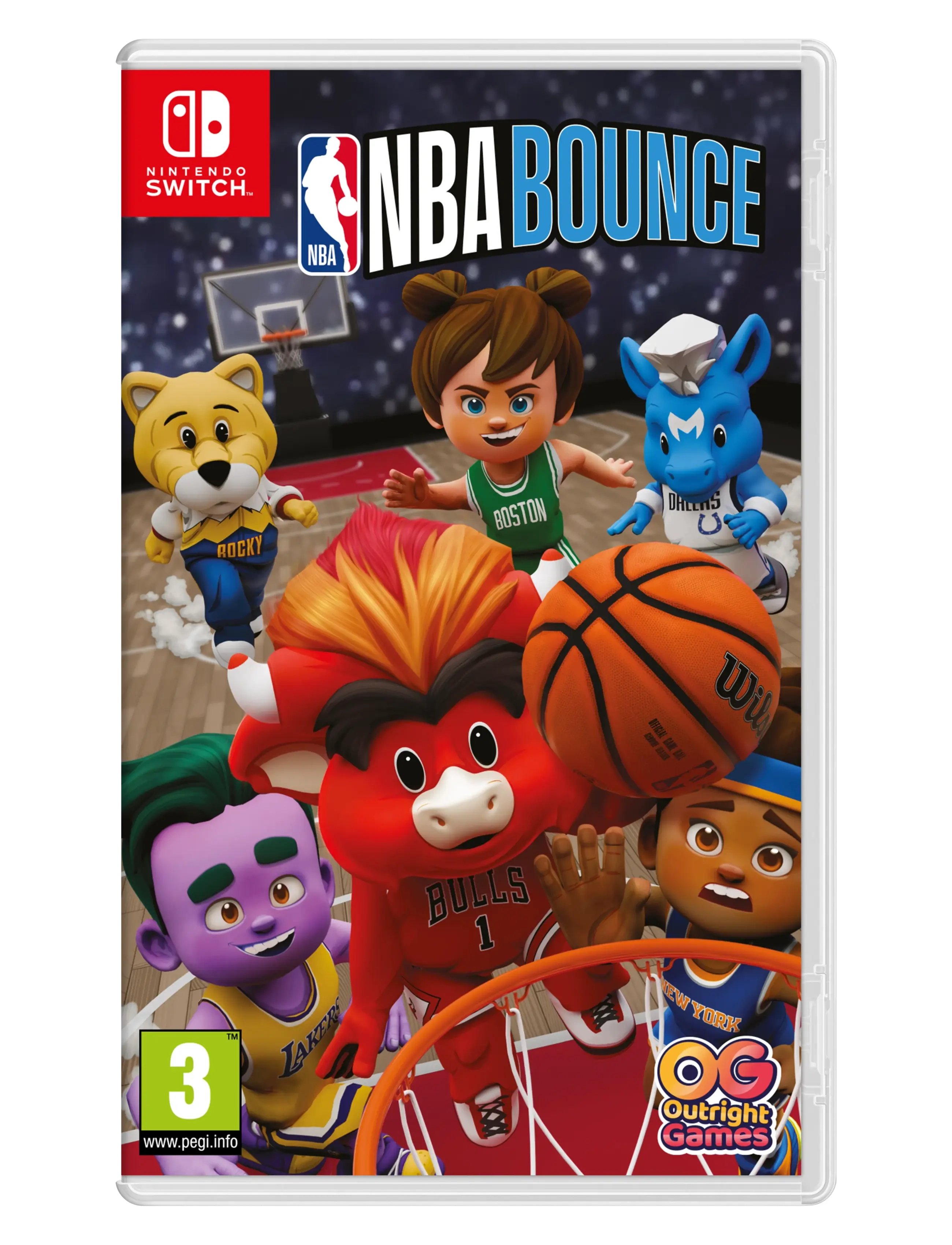 U&I Switch Nba Bounce, One Size, Multi/patterned, Gaming > Games, Børn