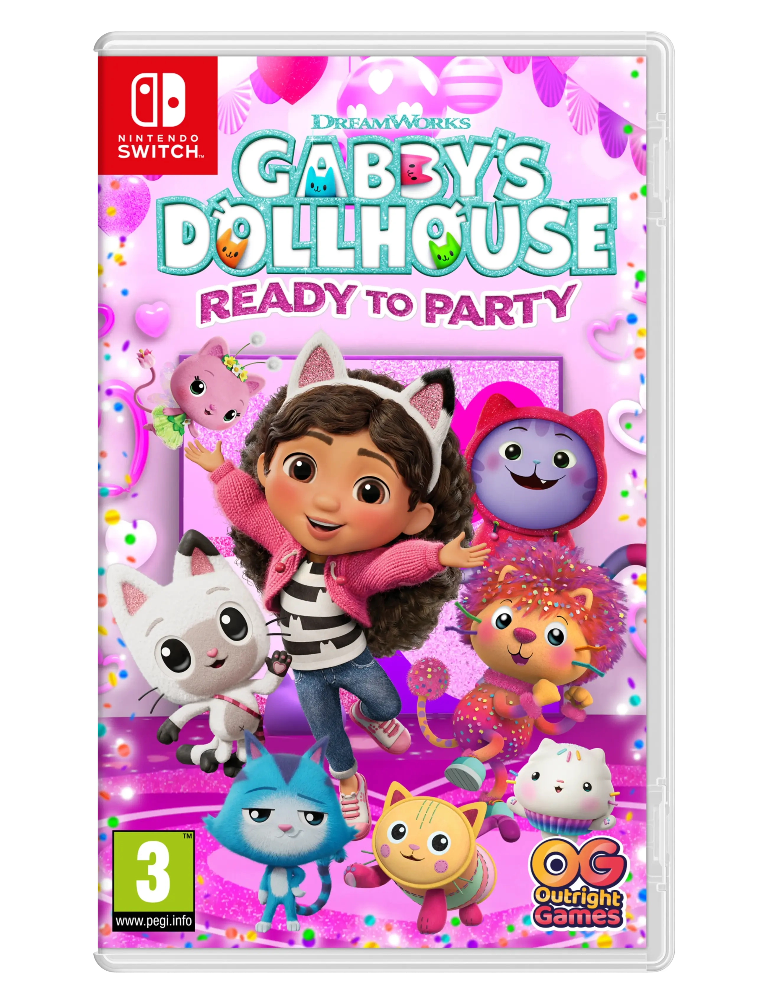 U&I Switch Gabby's Dollhouse, One Size, Pink, Gaming > Games, Børn