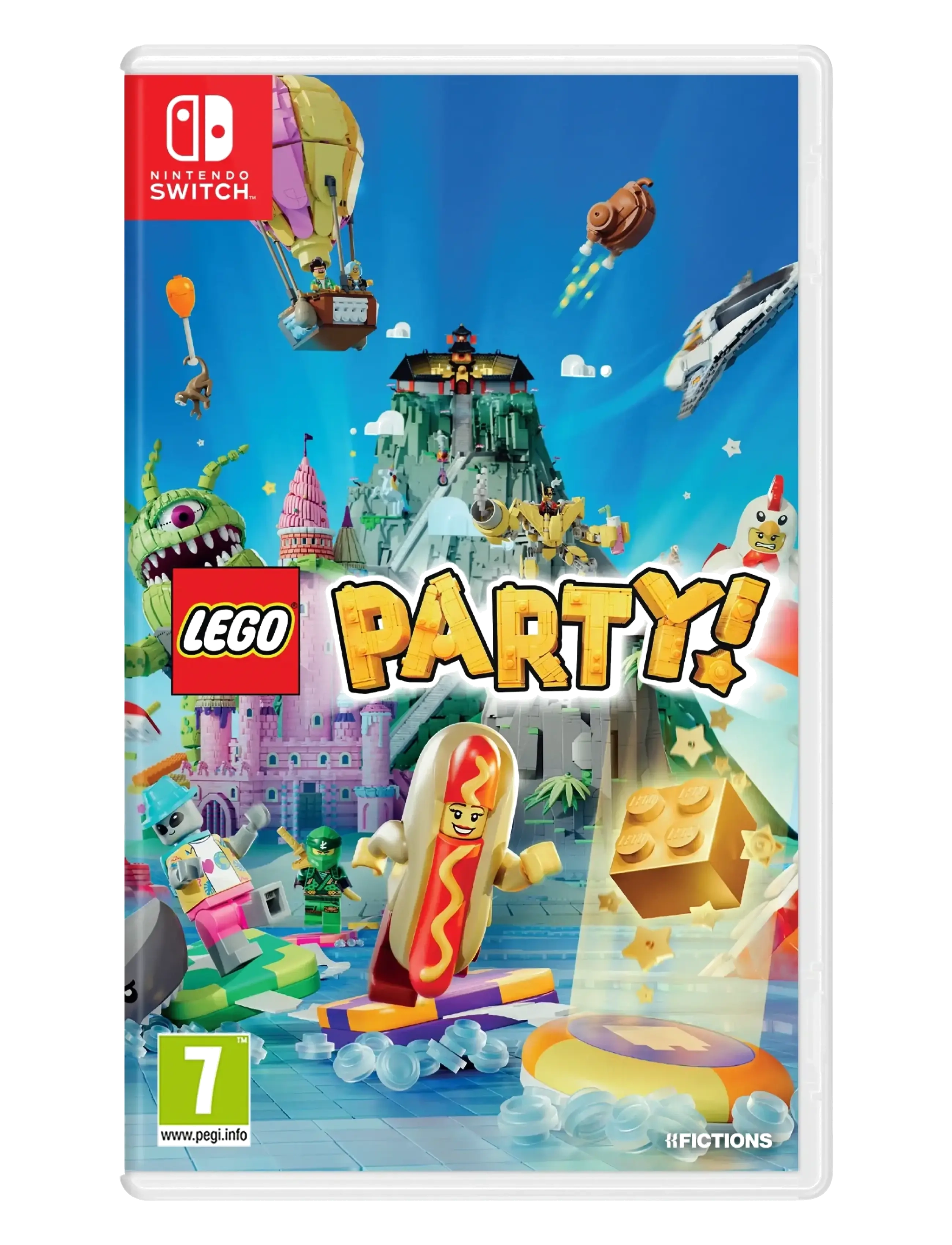 U&I Switch Lego Party, One Size, Multi/patterned, Gaming > Games, Børn