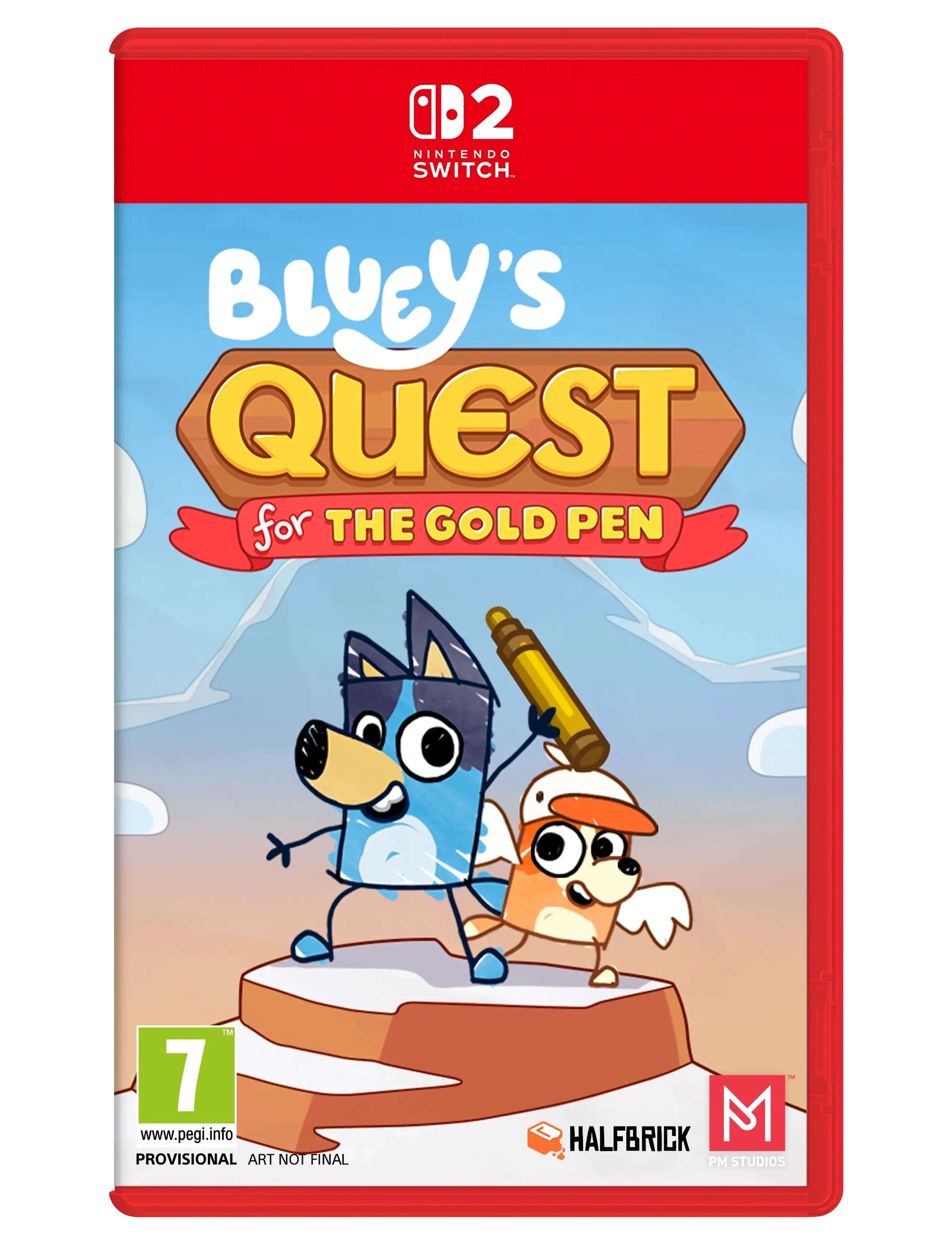 U&I Switch2 Bluey's Quest for the Gold Pen - Legetøj - MULTI / multi