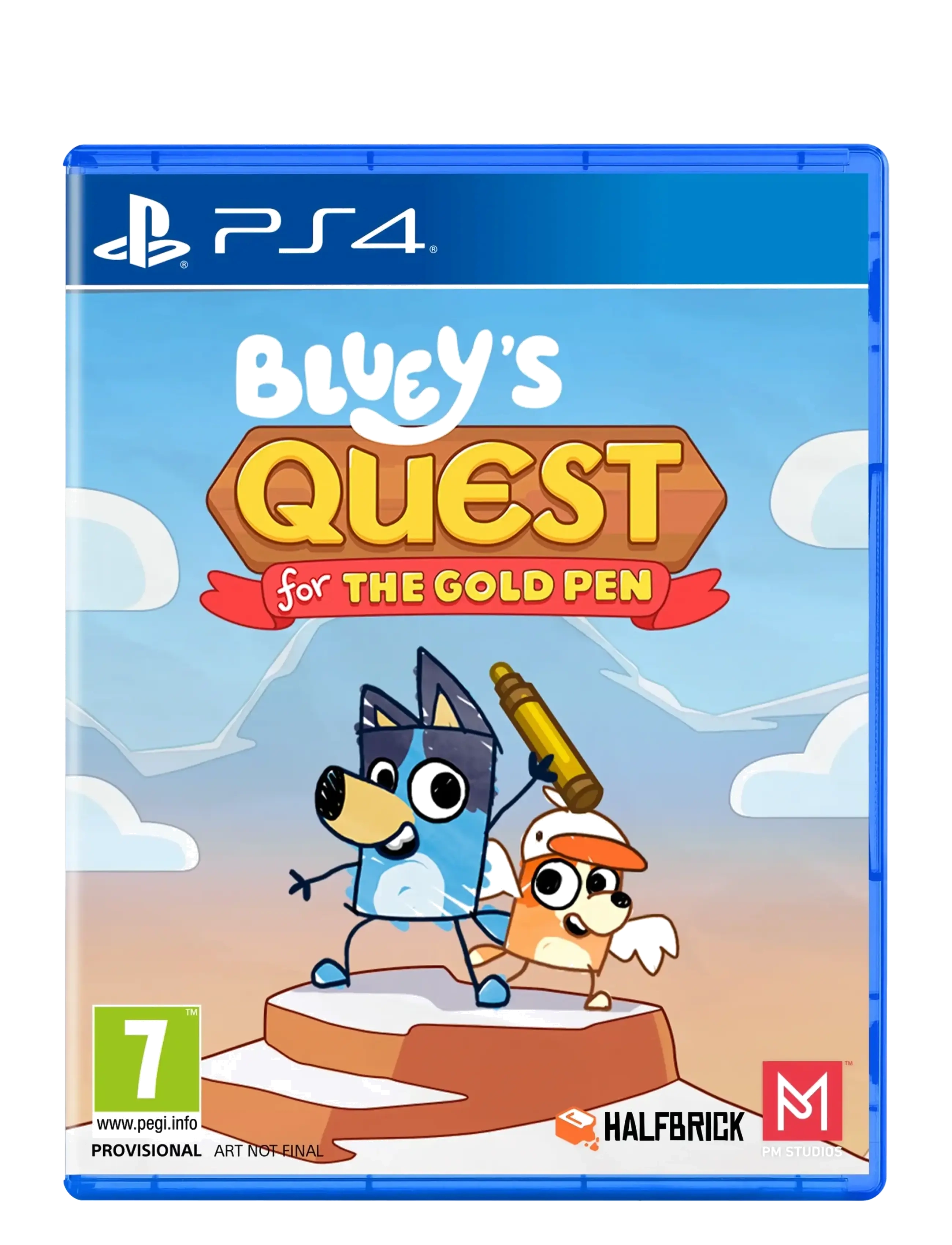 U&I Ps4 Bluey's Quest For The Gold Pen, One Size, Multi/patterned, Gaming > Games, Børn