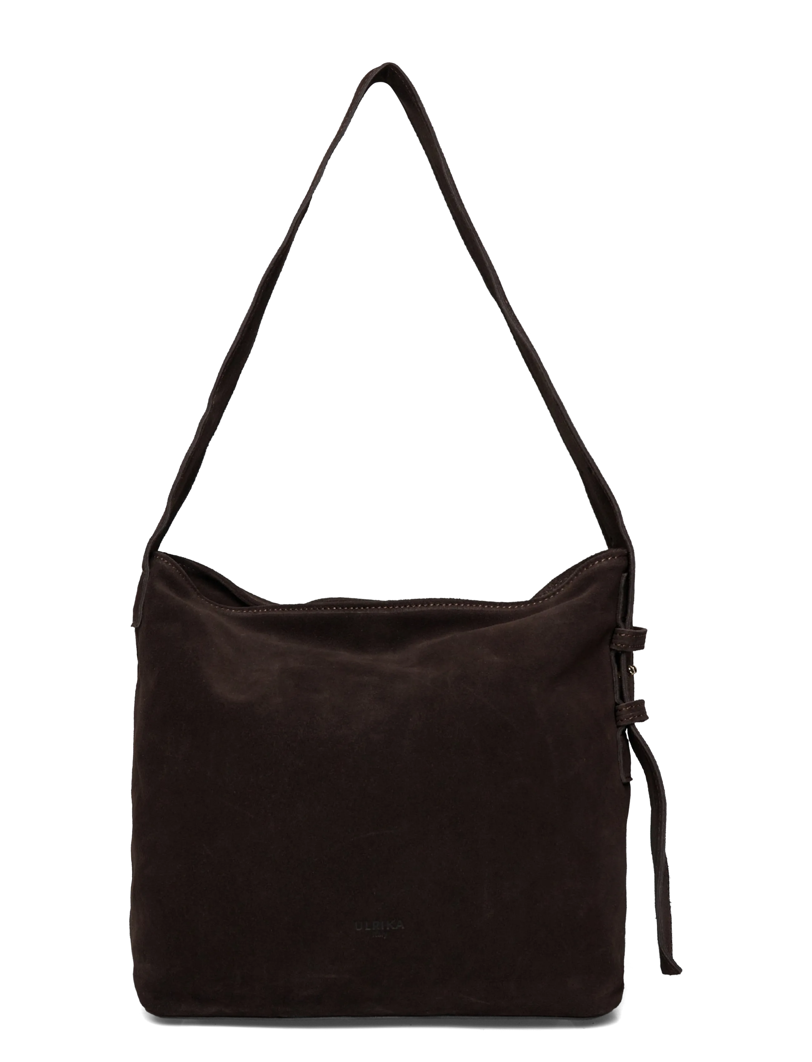Ulrika Suede Bucket Bag, One Size, Brown, Tasker > Spande, Dame
