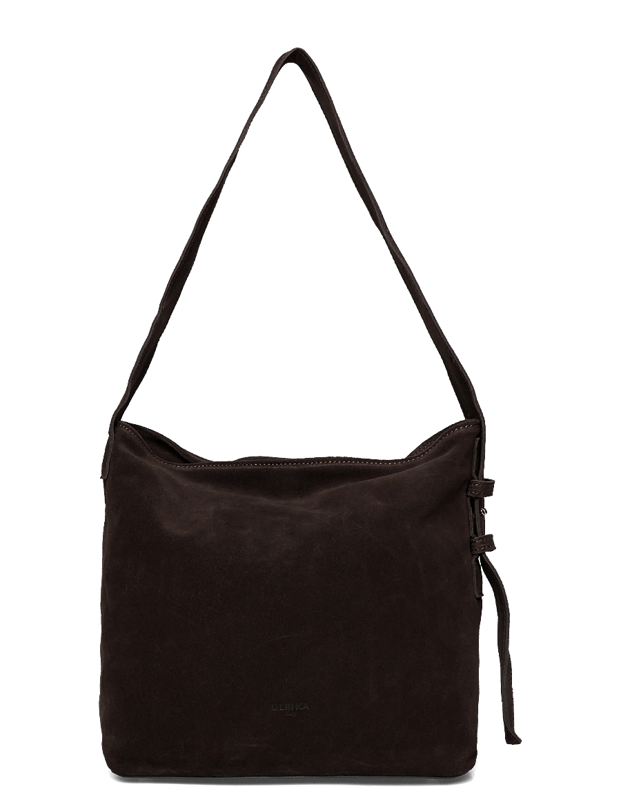 Ulrika - Suede bucket bag - bucket bags - brown - 0