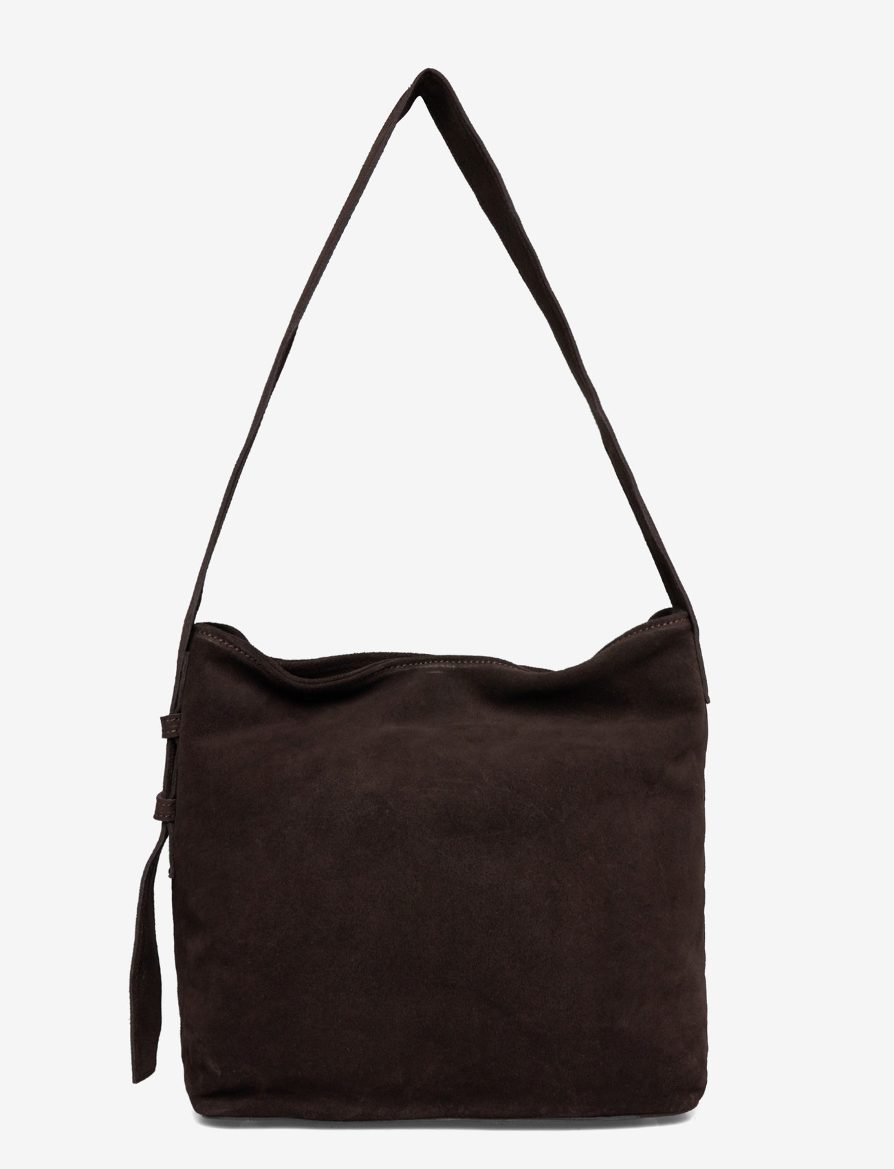 Ulrika - Suede bucket bag - besondere anlässe - brown - 1