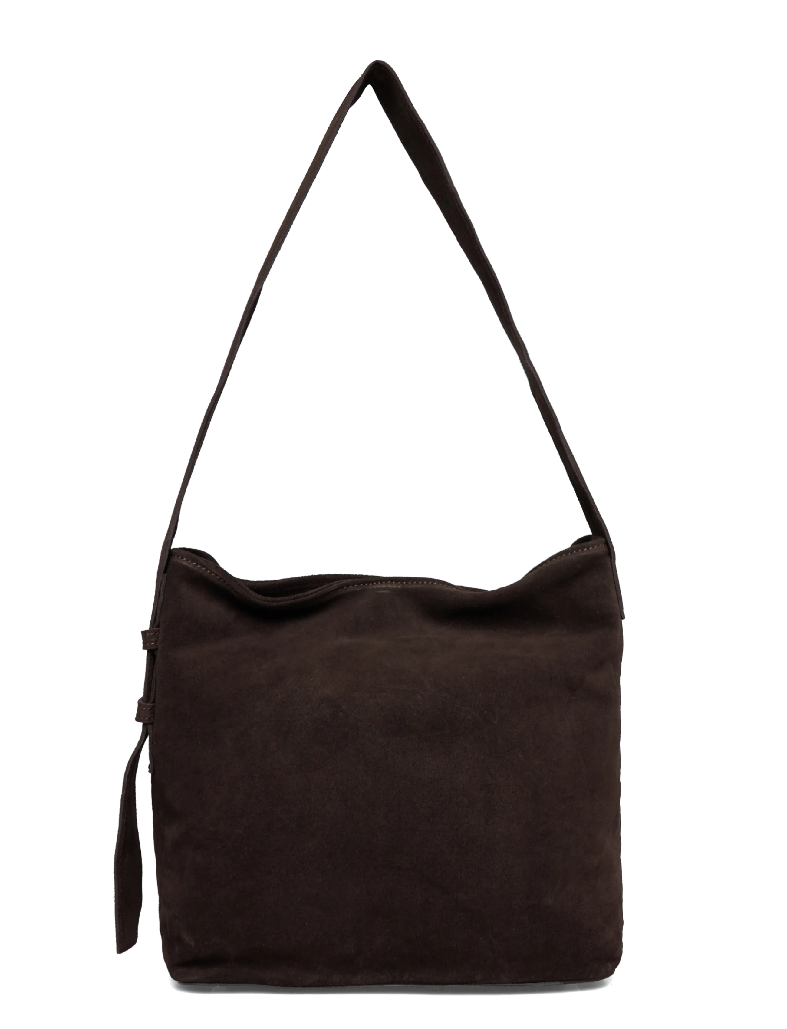 Ulrika - Suede bucket bag - igapäevane stiil - brown - 1