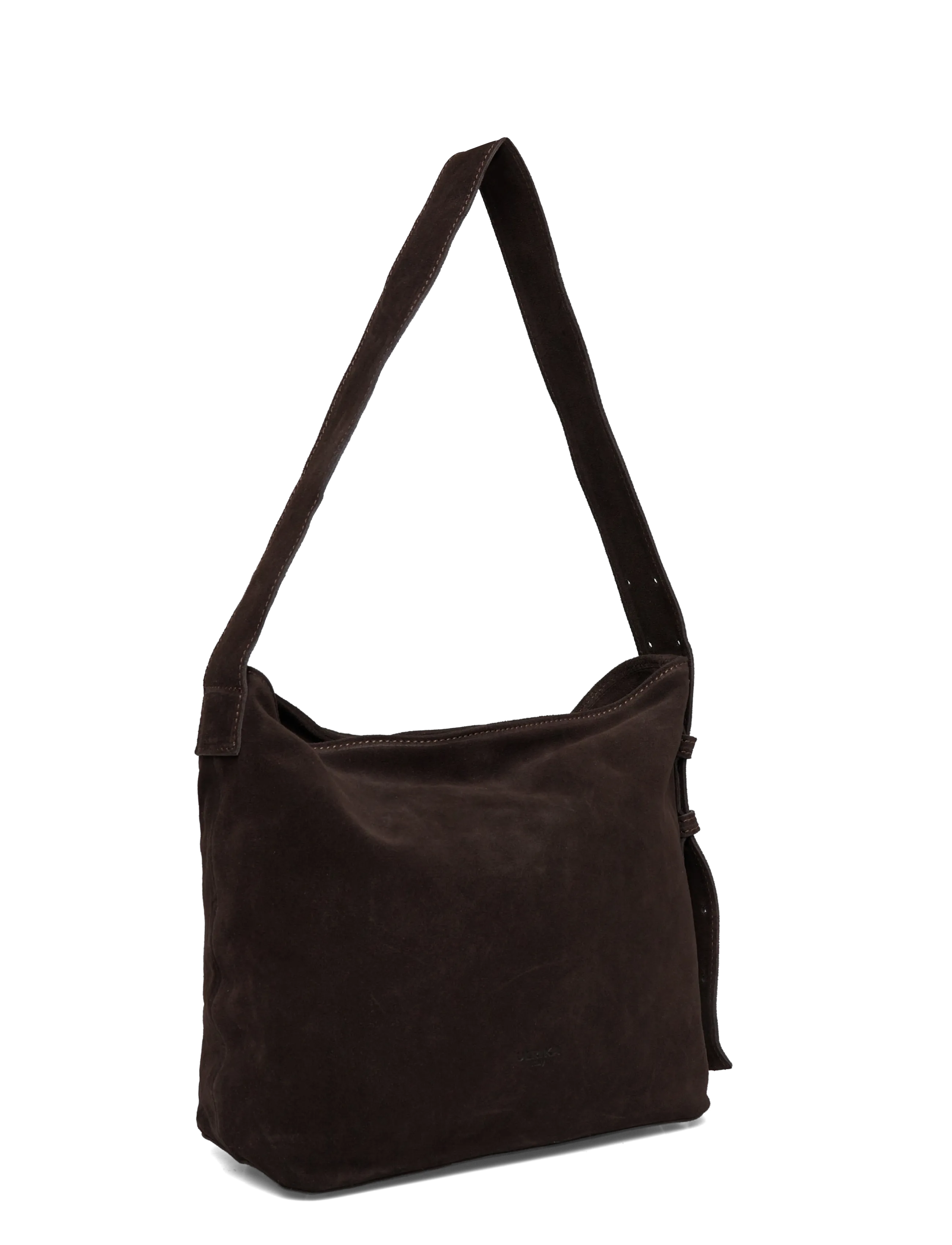 Ulrika - Suede bucket bag - igapäevane stiil - brown - 2