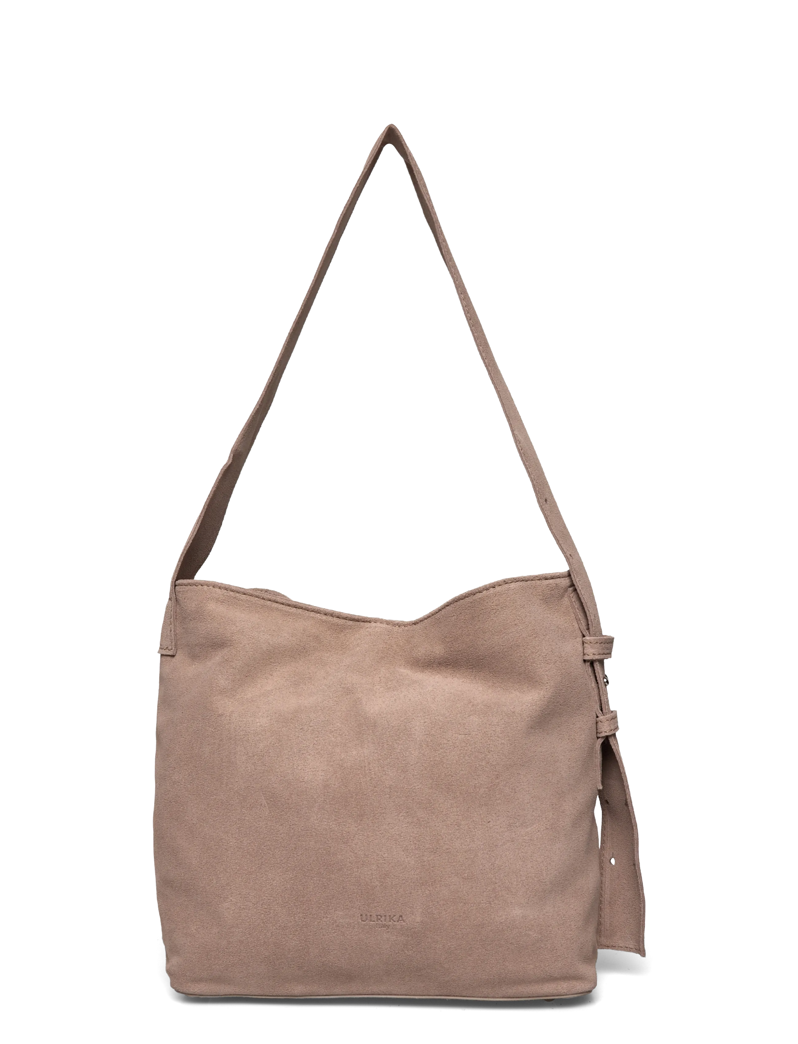 Ulrika Suede Bucket Bag, One Size, Bags, Beige - Frauen