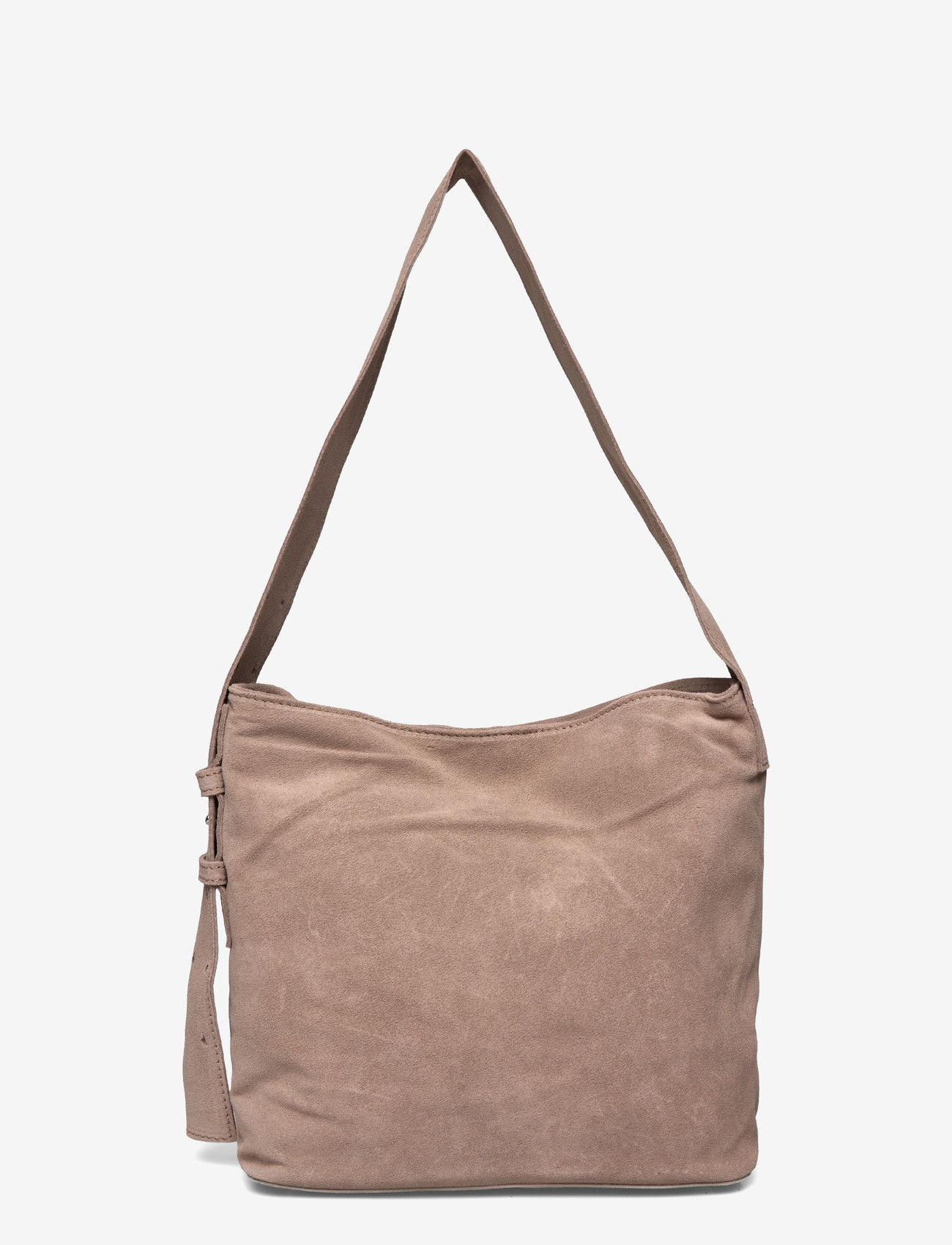 Ulrika - Suede bucket bag - party wear at outlet prices - taupe - 1