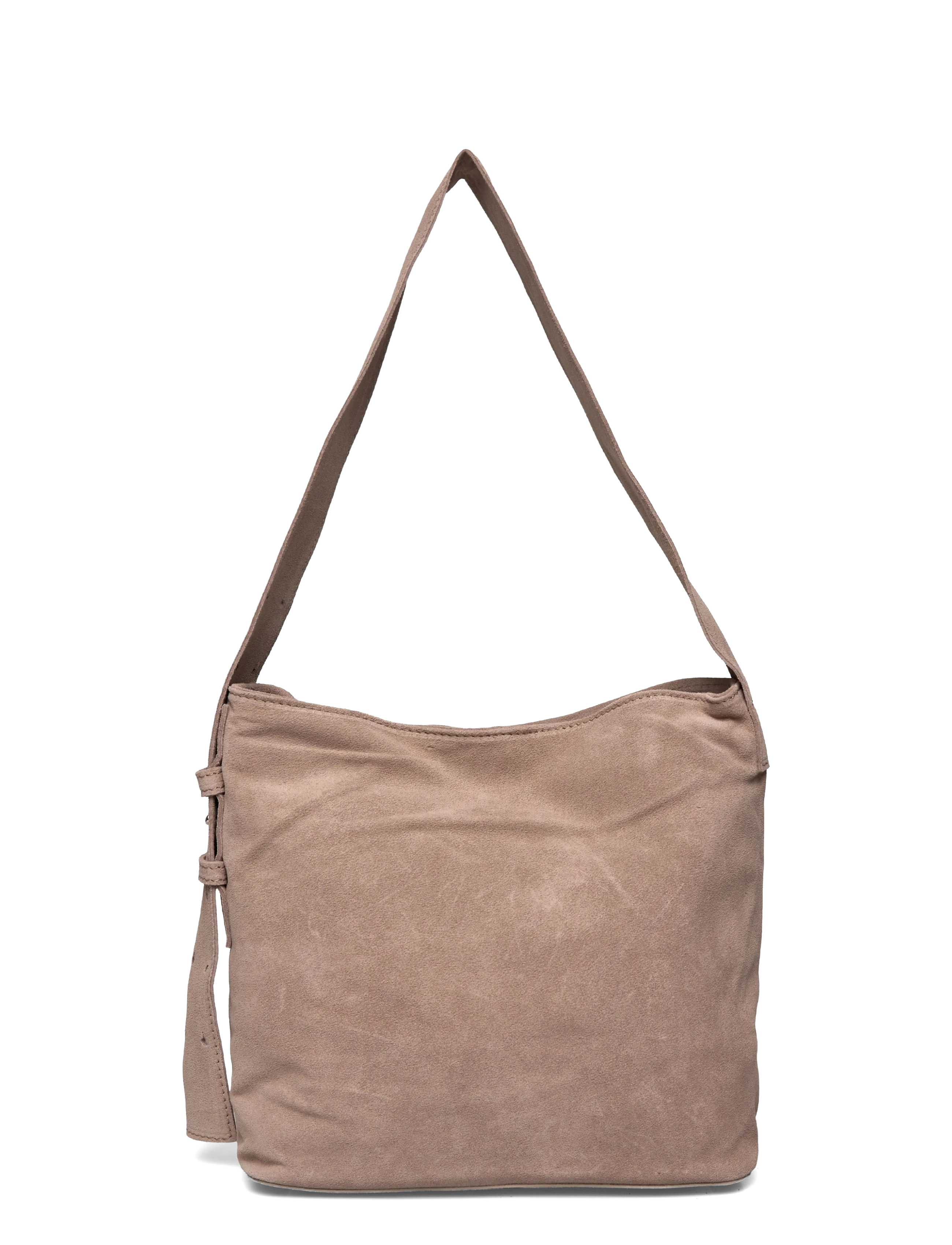 Ulrika - Suede bucket bag - festkläder till outletpriser - taupe - 1
