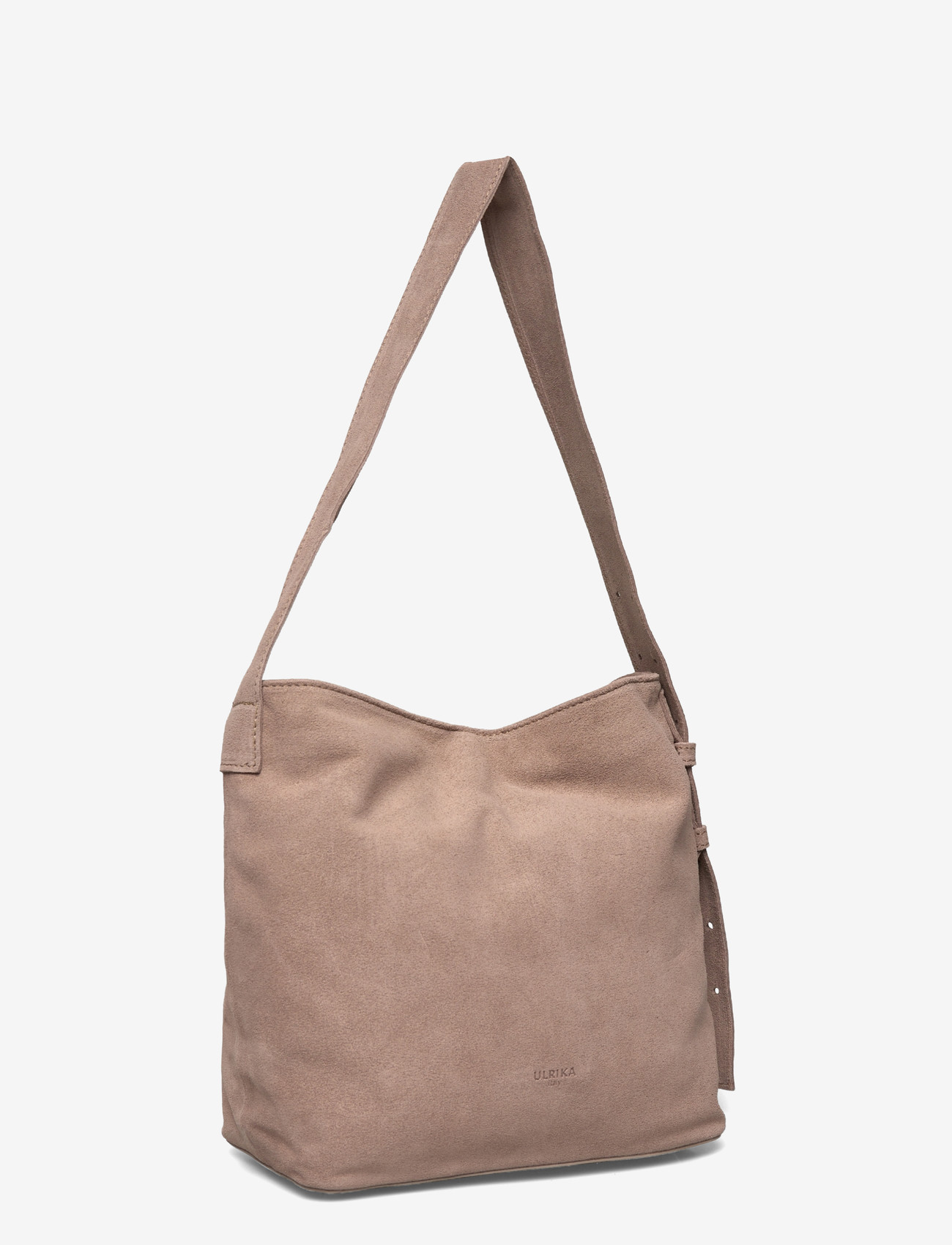 Ulrika - Suede bucket bag - party wear at outlet prices - taupe - 2