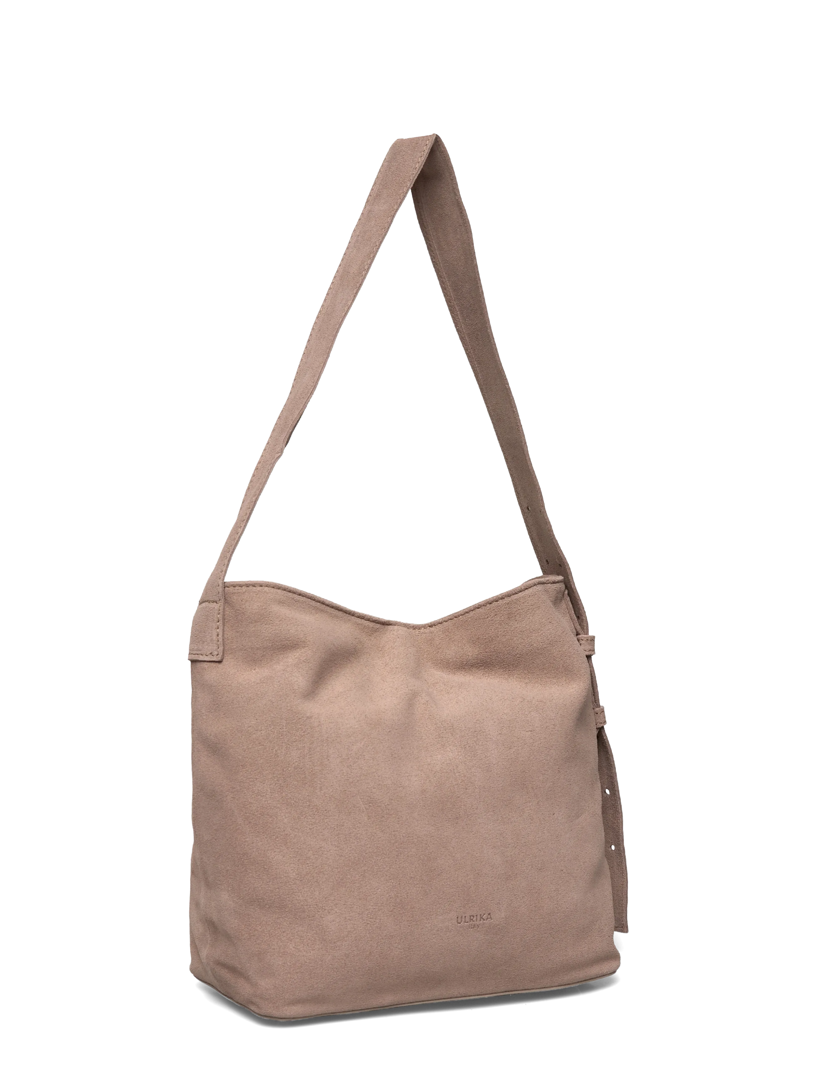 Ulrika - Suede bucket bag - festkläder till outletpriser - taupe - 2