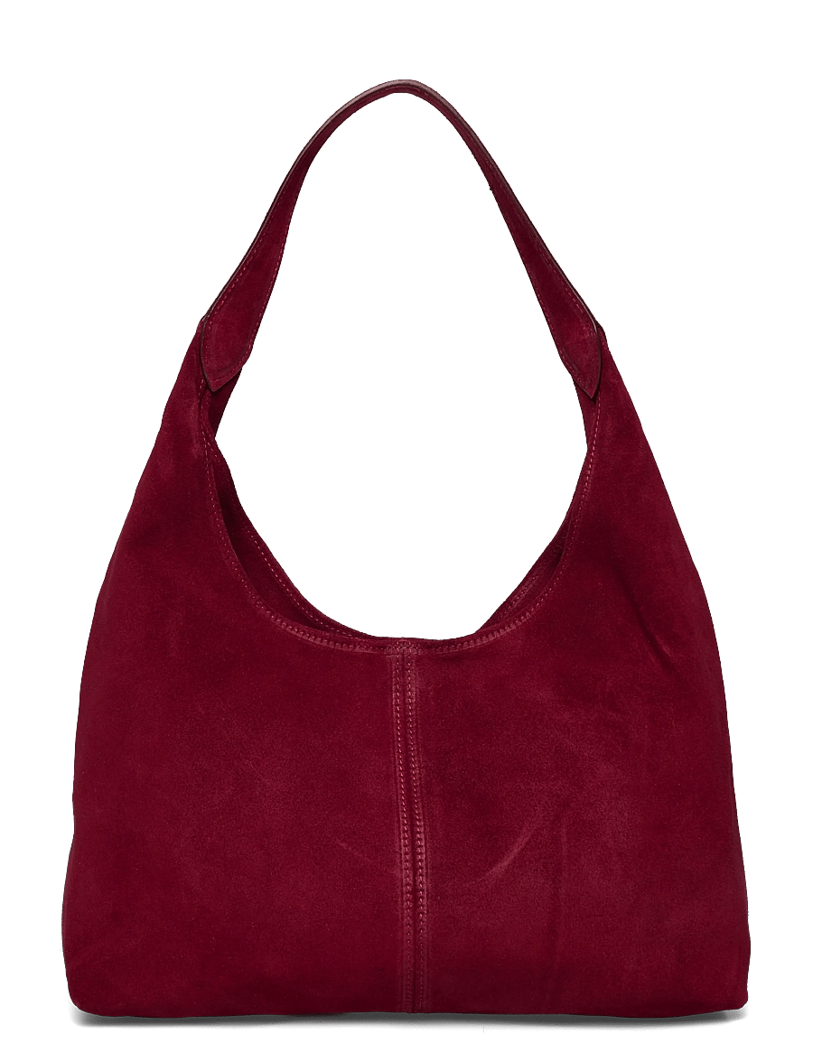 Ulrika - Suede bag - alltags-style - burgundy - 1