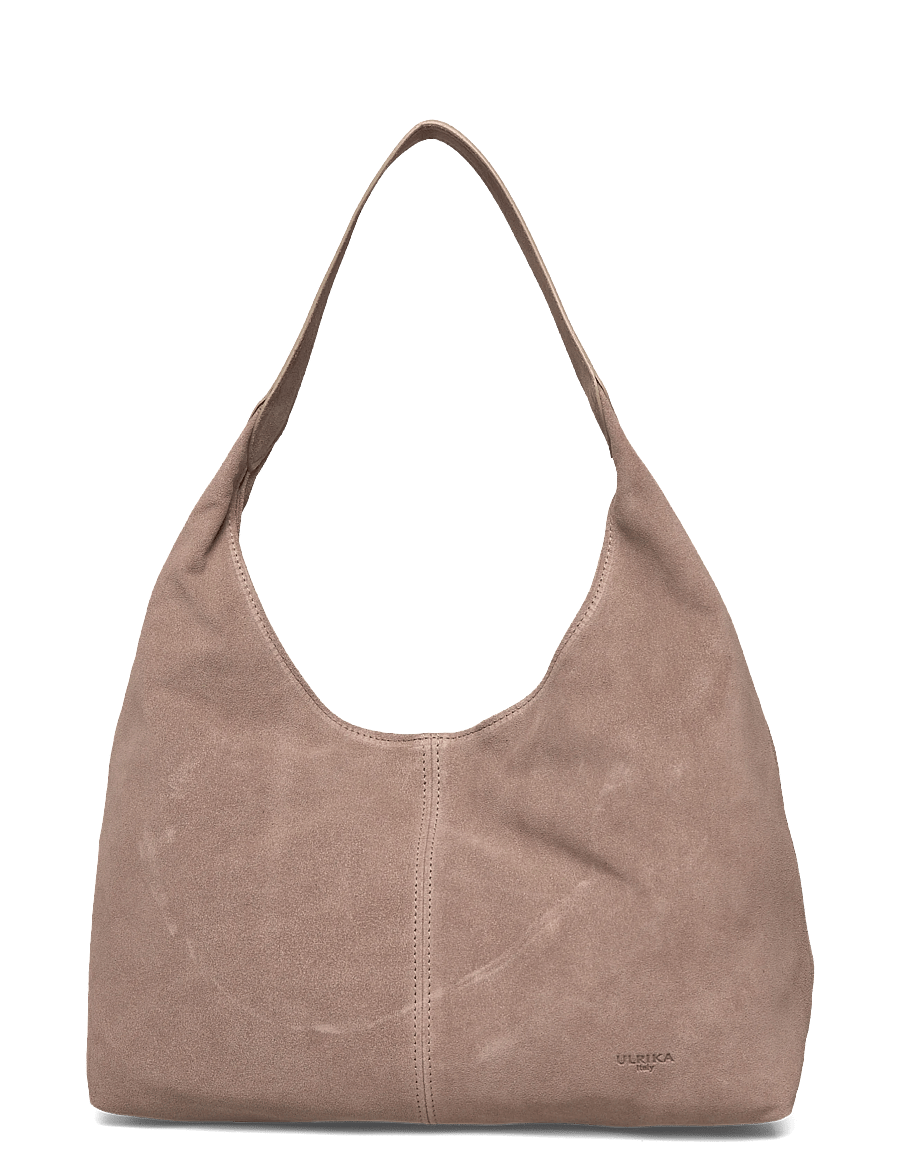 Ulrika - Suede bag - everyday style - taupe - 0