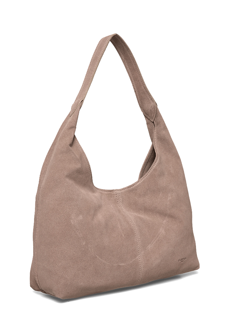 Ulrika - Suede bag - alltags-style - taupe - 2