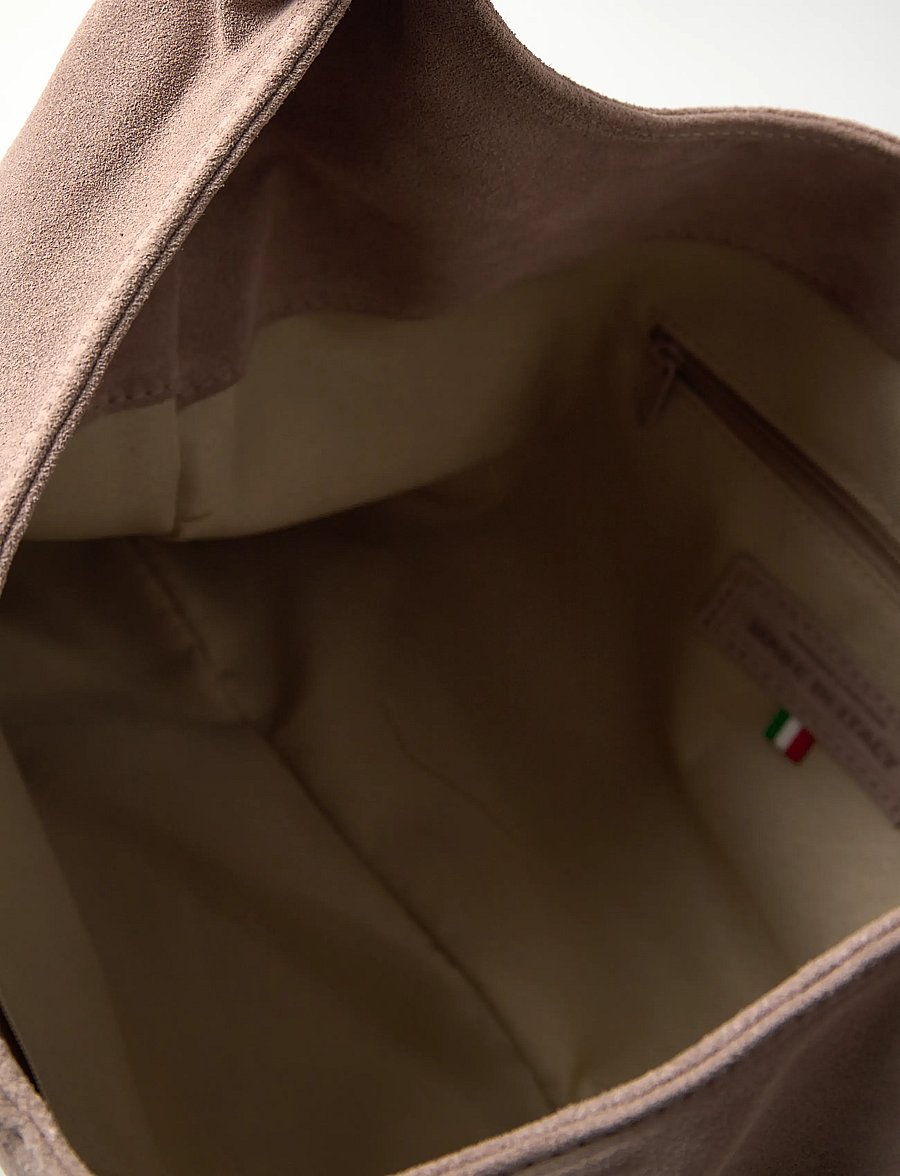 Ulrika - Suede bag - everyday style - taupe - 3