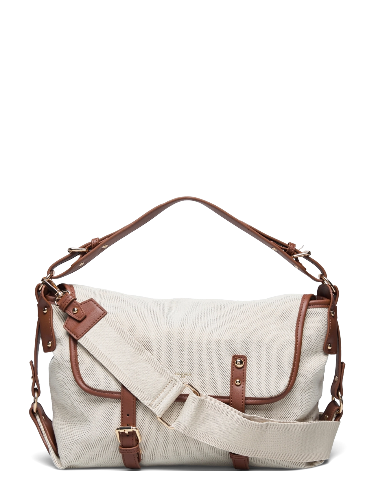 Ulrika bag - Olkalaukut - BROWN / beige
