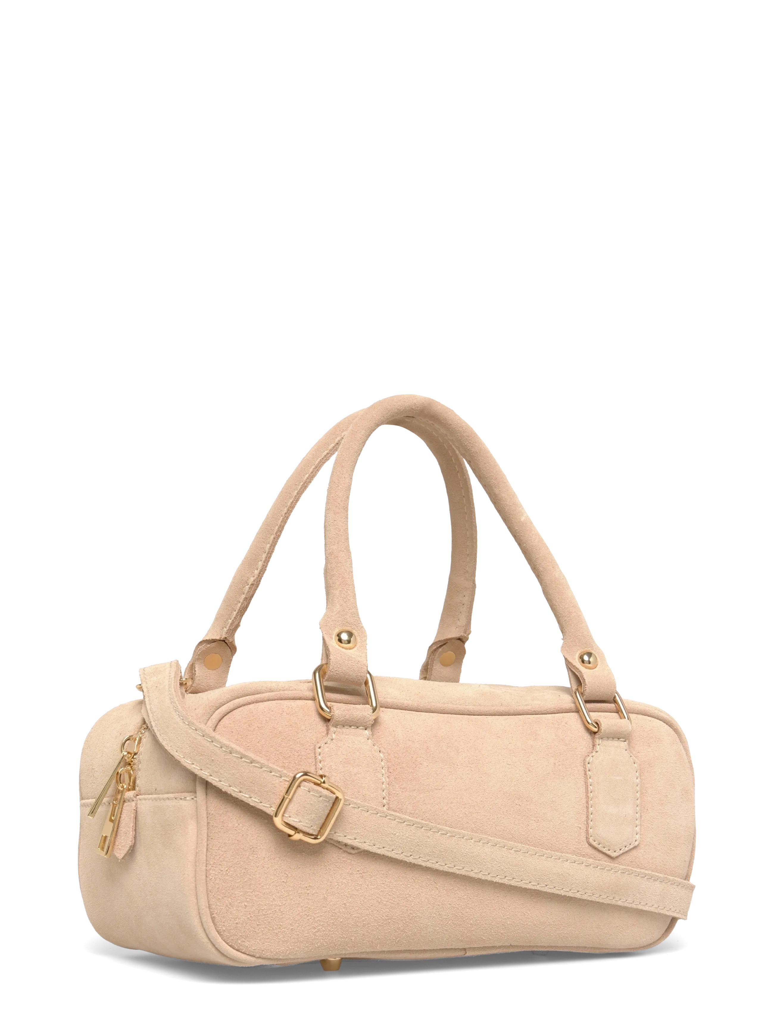 Ulrika - Suede bag - accessoarer - beige - 2