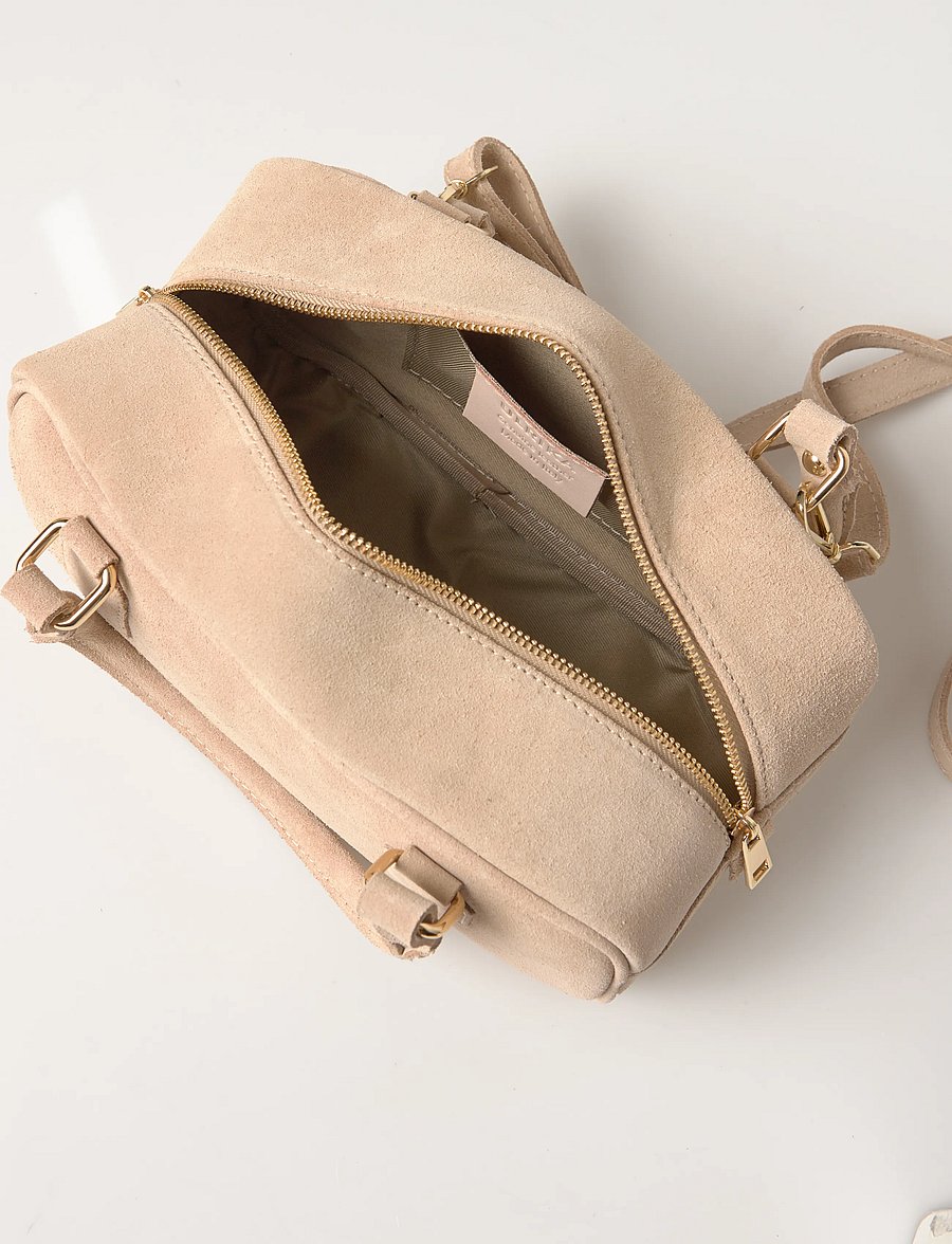 Ulrika - Suede bag - speciella tillfällen - beige - 3