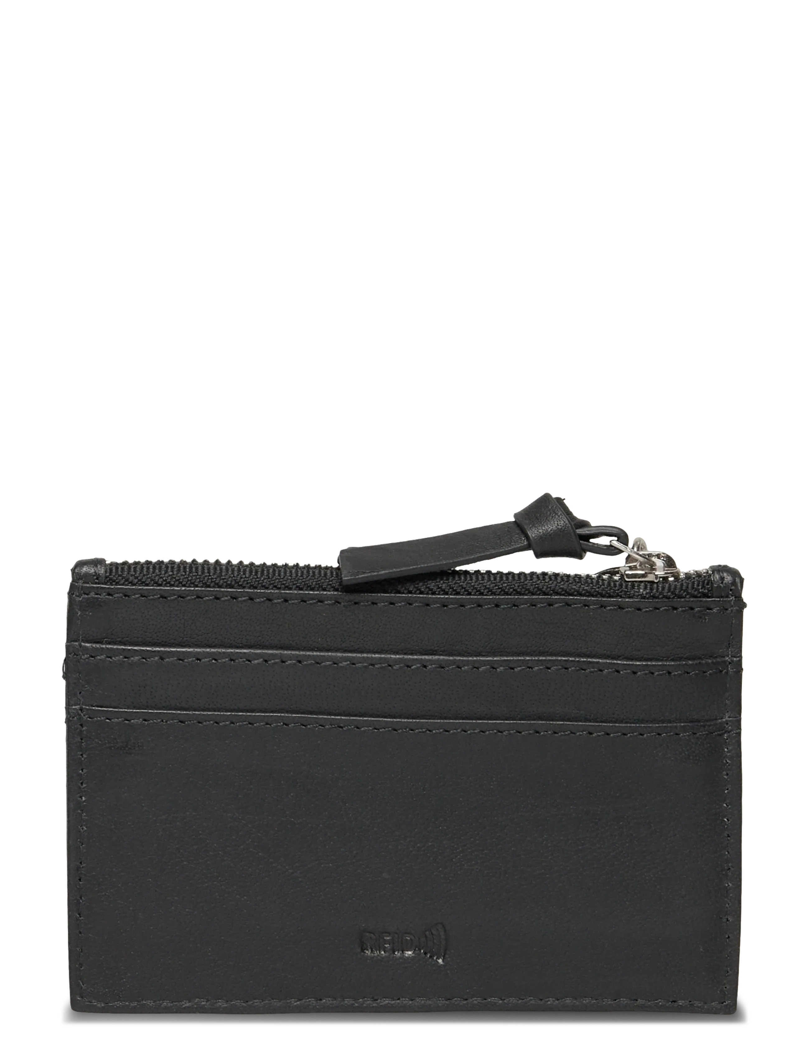 Ulrika - Zippered RFID cardholder - alhaisimmat hinnat - black - 1