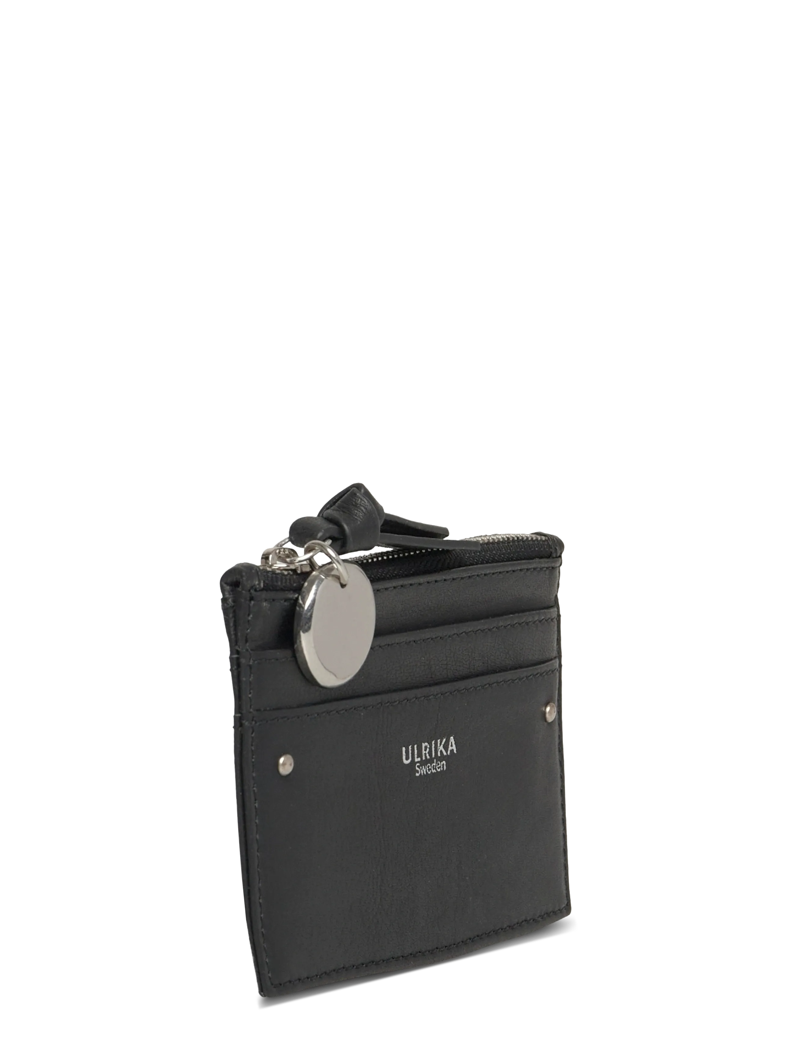 Ulrika - Zippered RFID cardholder - alhaisimmat hinnat - black - 2