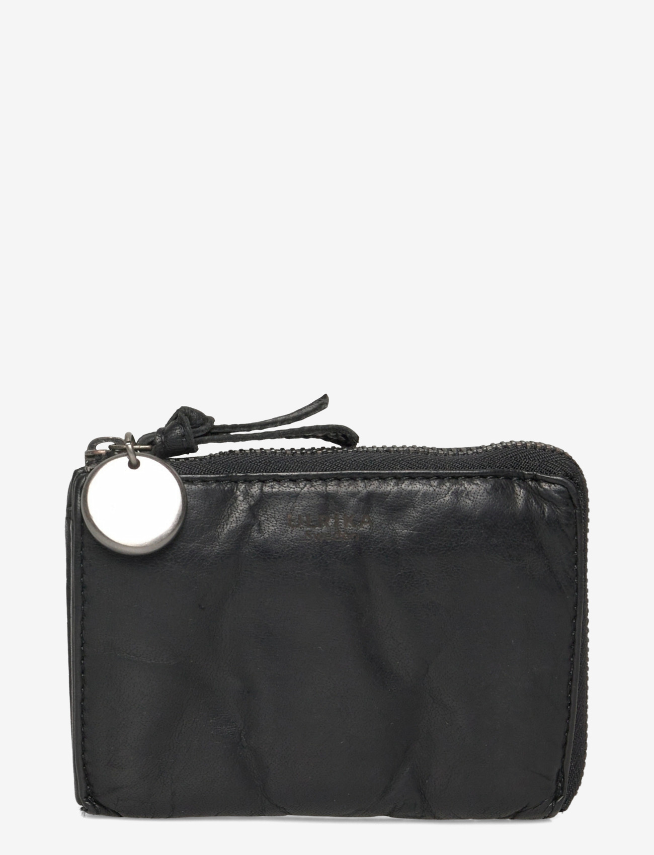 Ulrika - RFID leather wallet - punge - black - 0