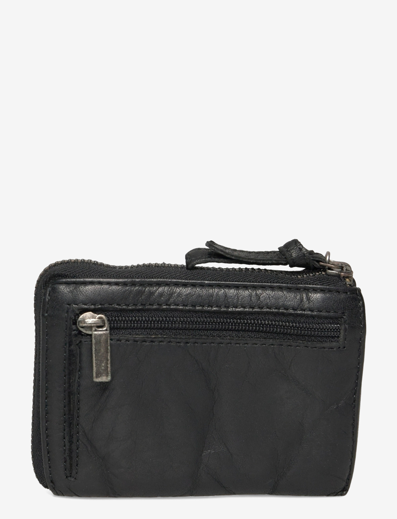 Ulrika - RFID leather wallet - punge - black - 1