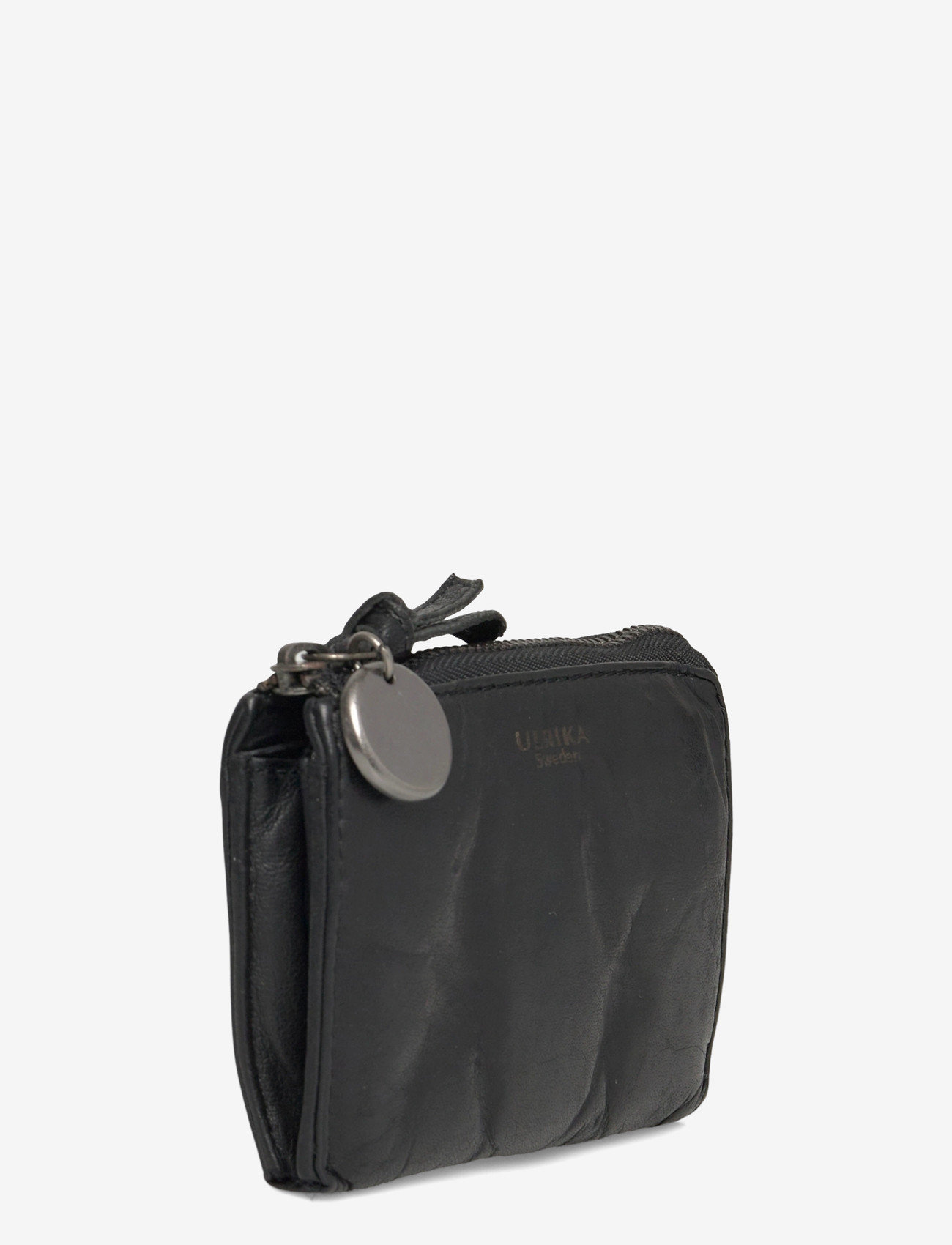 Ulrika - RFID leather wallet - punge - black - 2