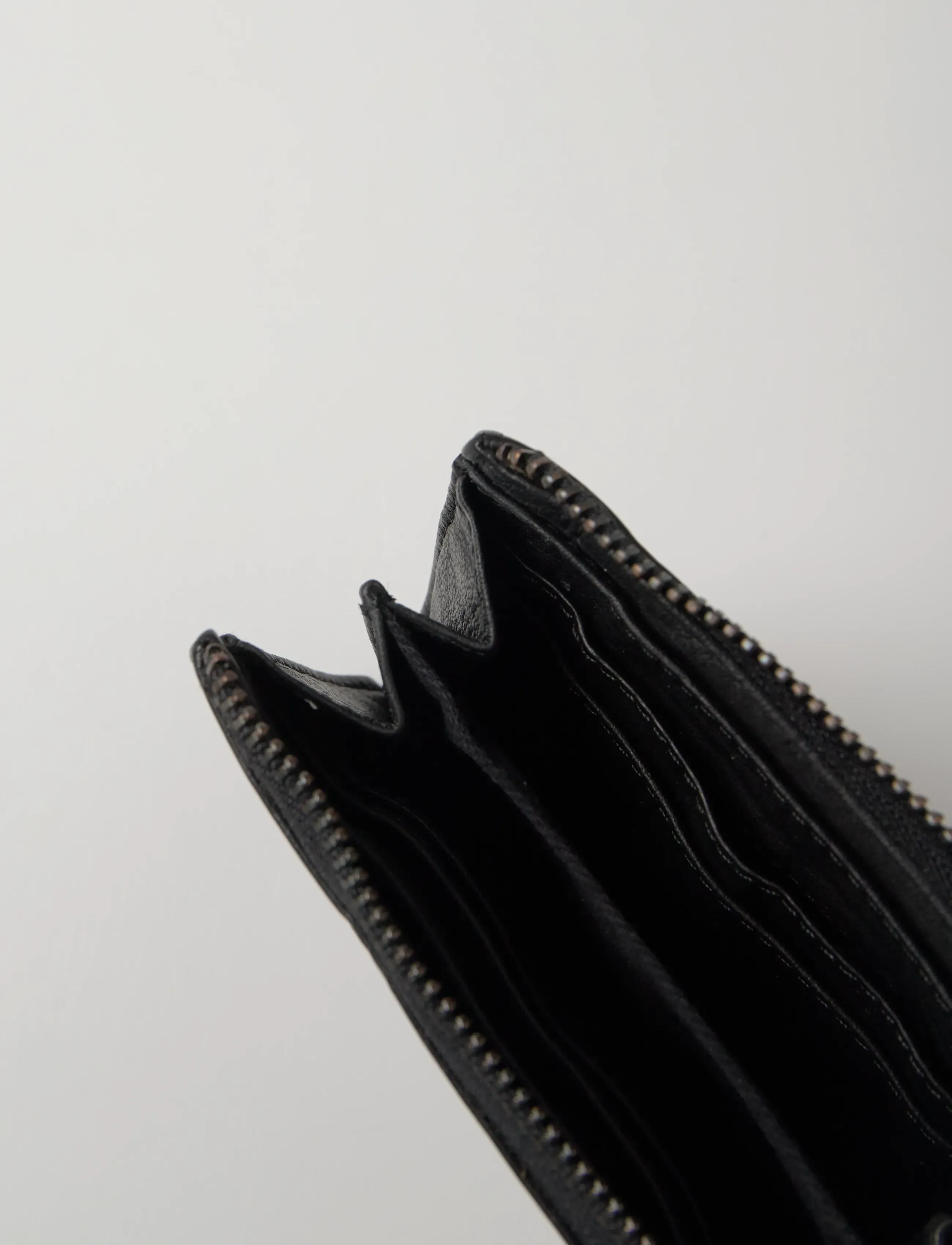 Ulrika - RFID leather wallet - piniginės - black - 3