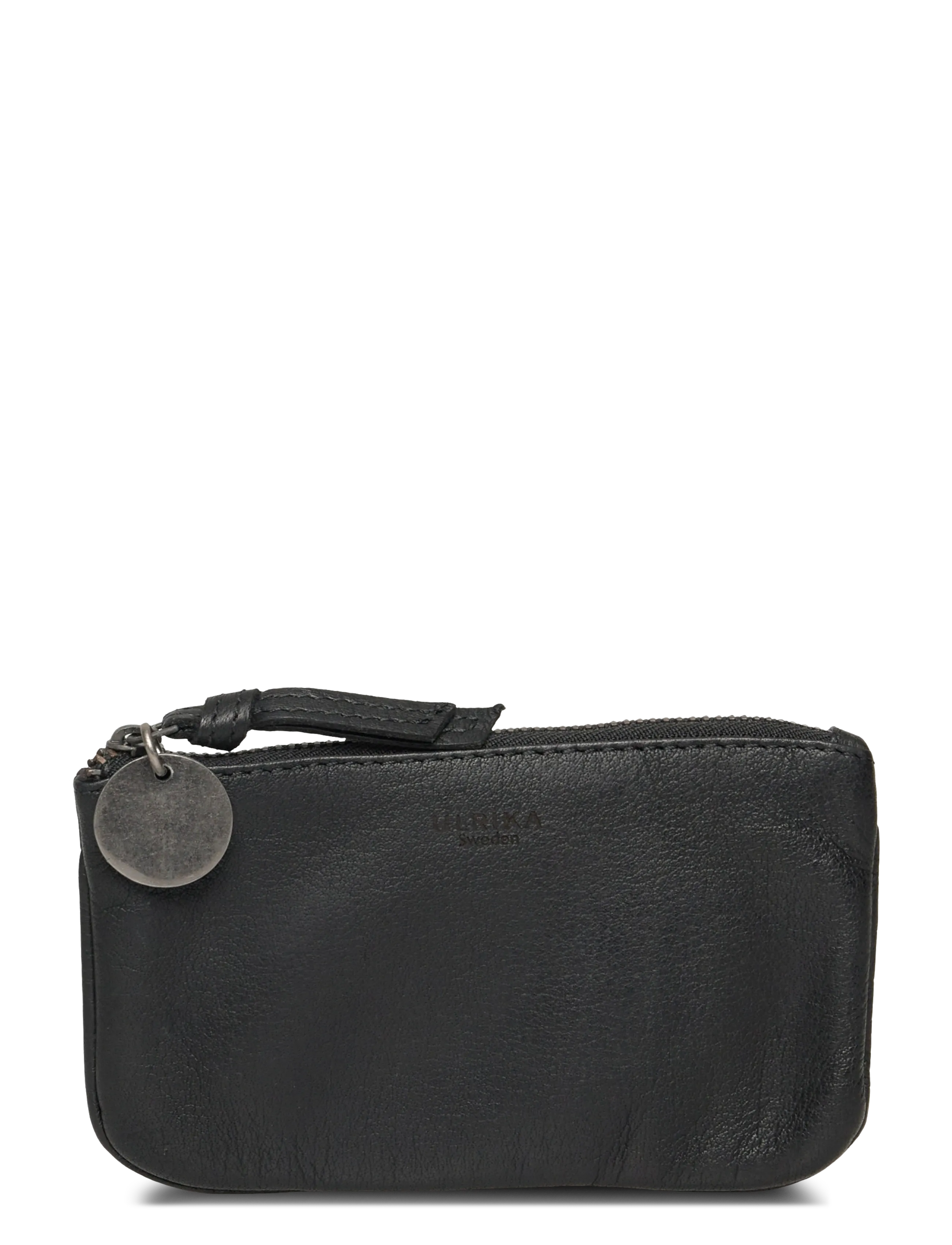 Ulrika RFID leather wallet - Punge - BLACK / black