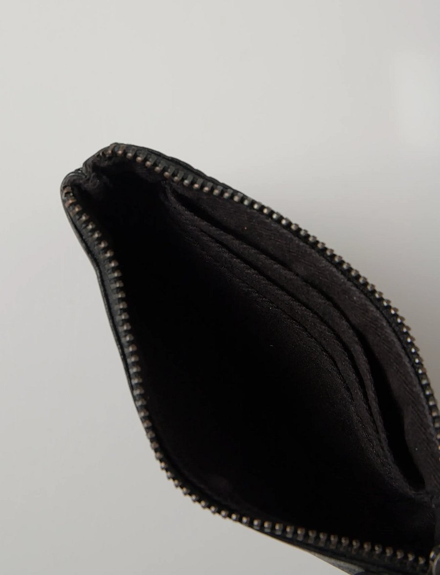 Ulrika - RFID leather wallet - portemonnaies - black - 3
