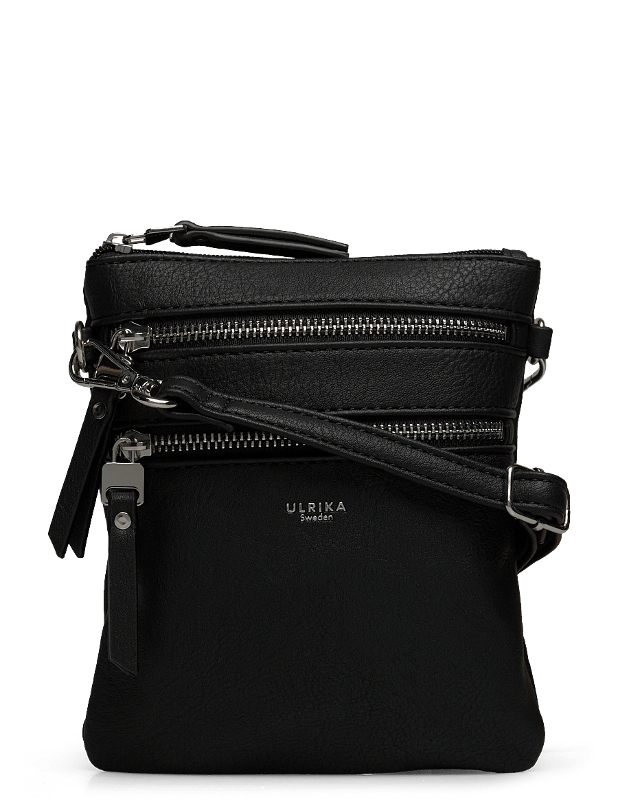 Ulrika - Mobile bag, RFID protection - vardagsstil - black - 0
