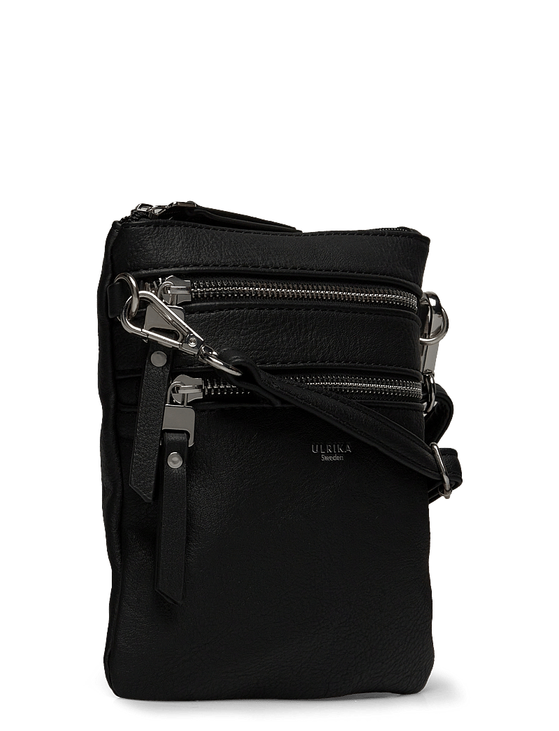 Ulrika - Mobile bag, RFID protection - everyday style - black - 2
