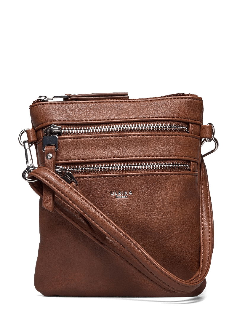 Ulrika - Mobile bag, RFID protection - hverdags stil - brown - 0