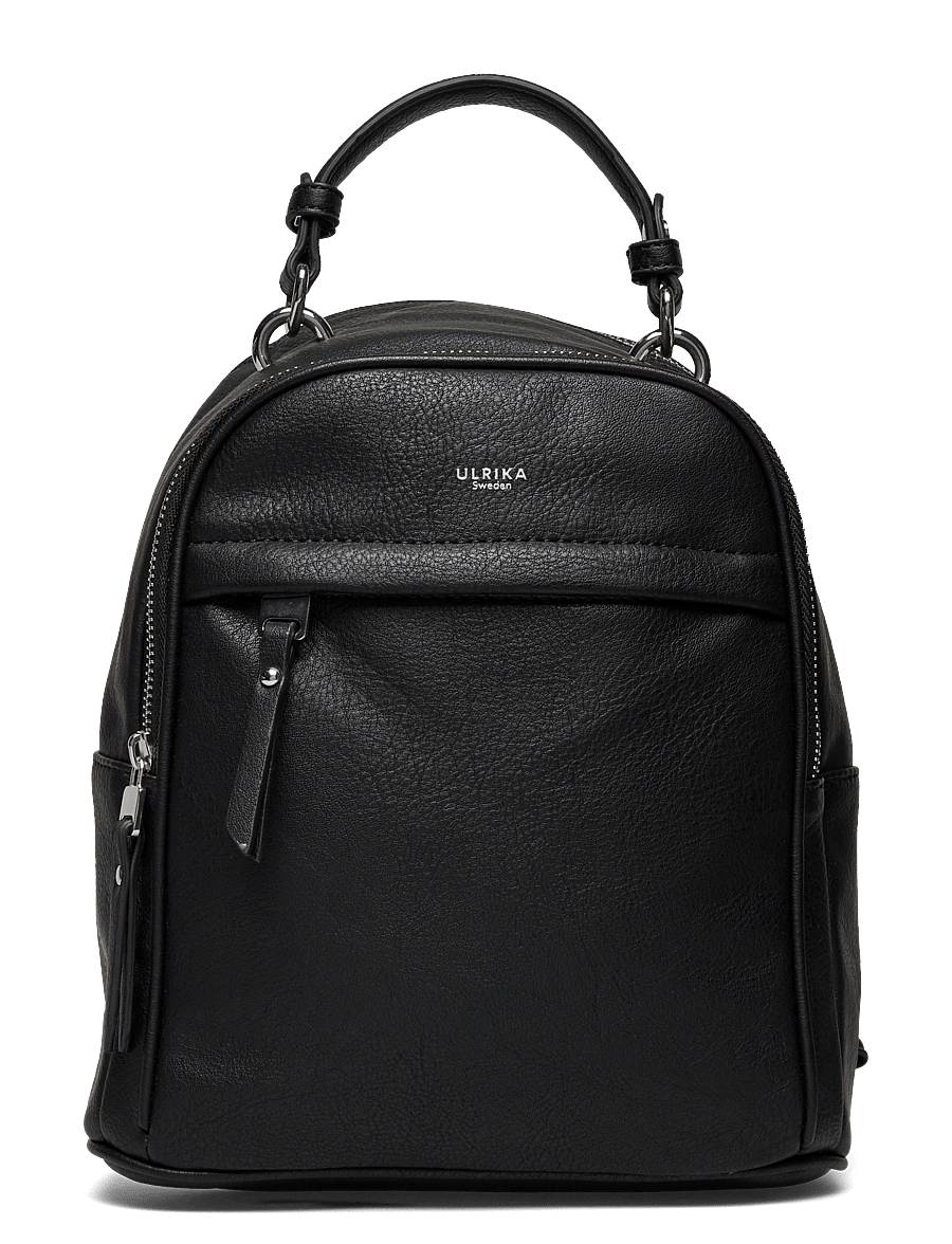 Ulrika - Backpack, small - hverdagsstil - black - 0