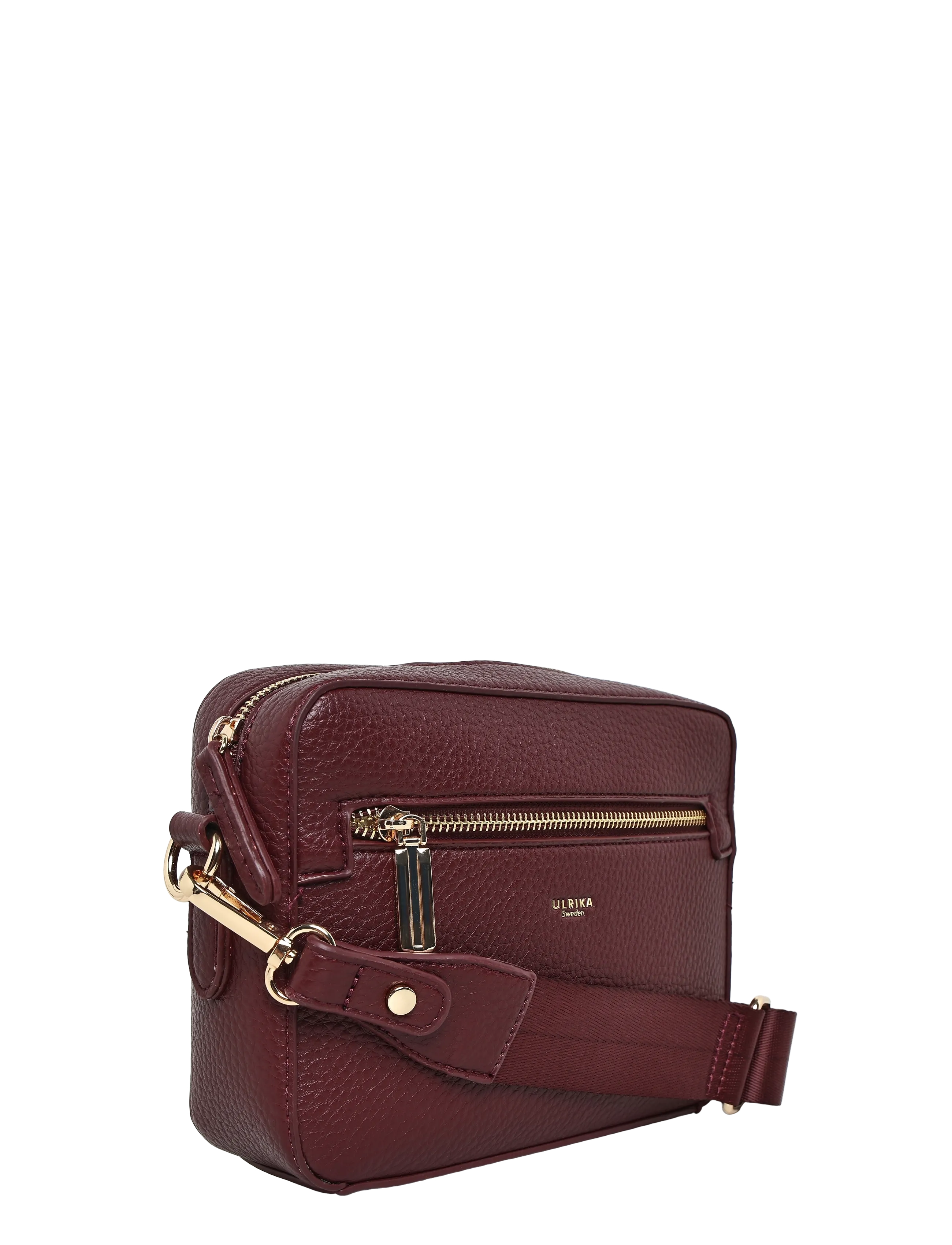 Ulrika - bag, camera model - hverdags stil - burgundy - 2