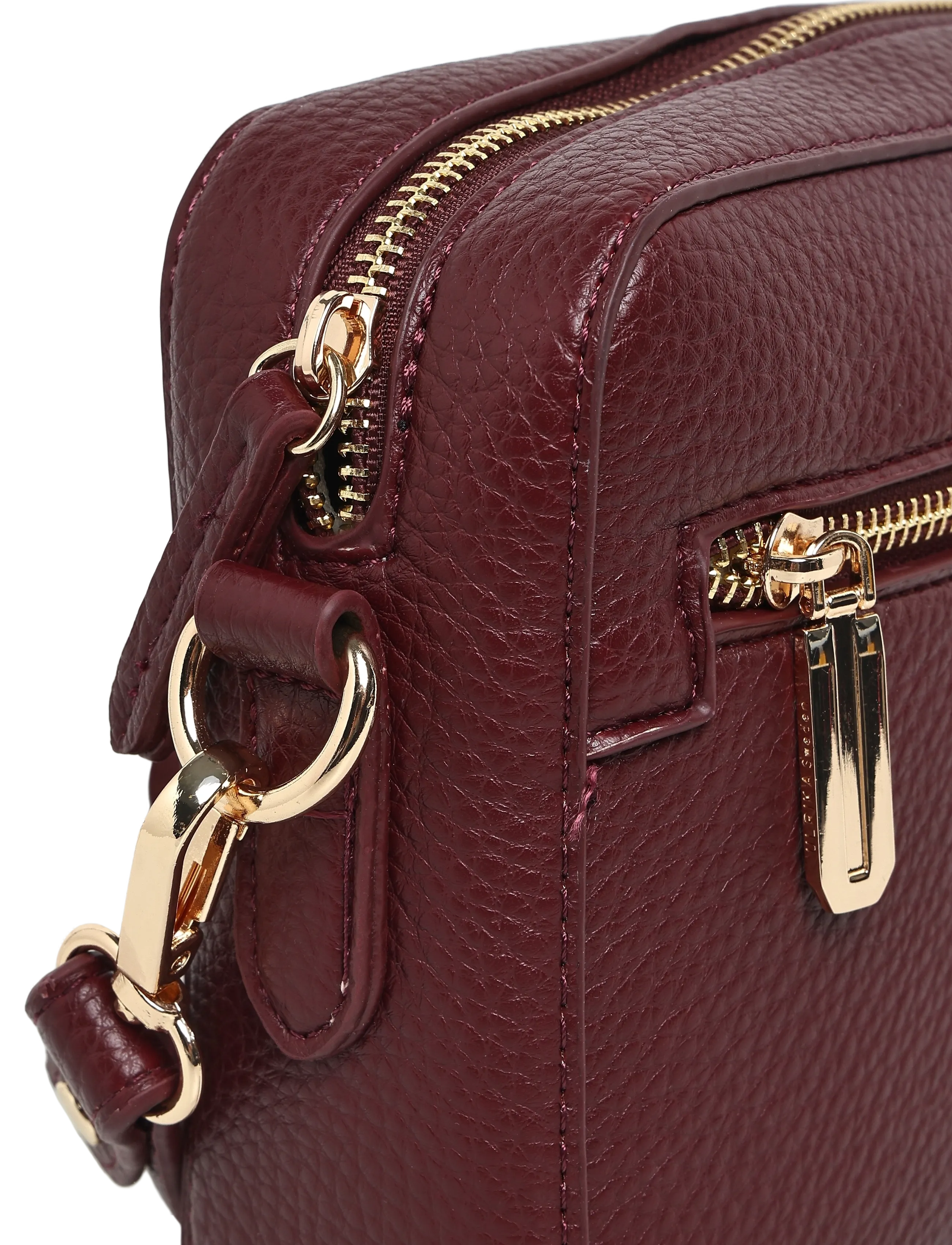 Ulrika - bag, camera model - hverdags stil - burgundy - 3