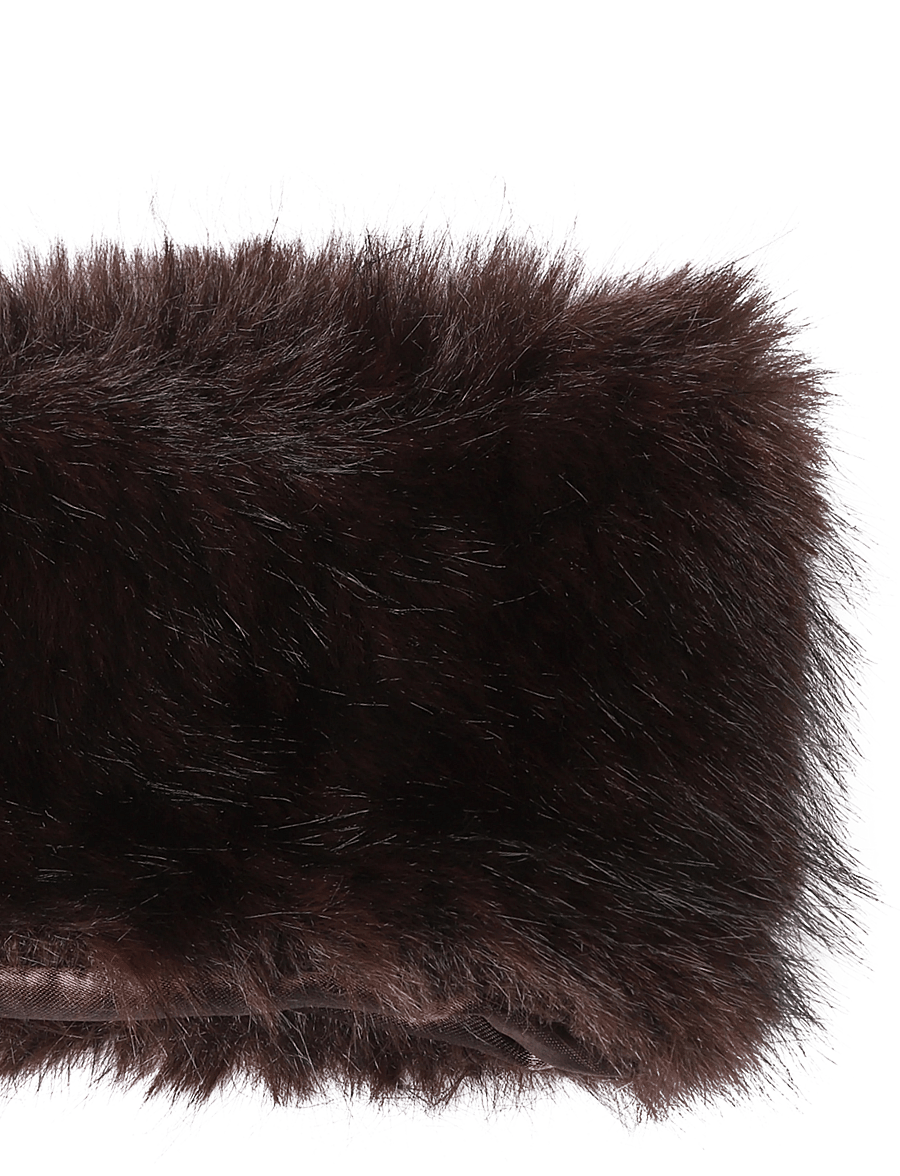 Ulrika - Fur scarf - winterschals - brown - 2