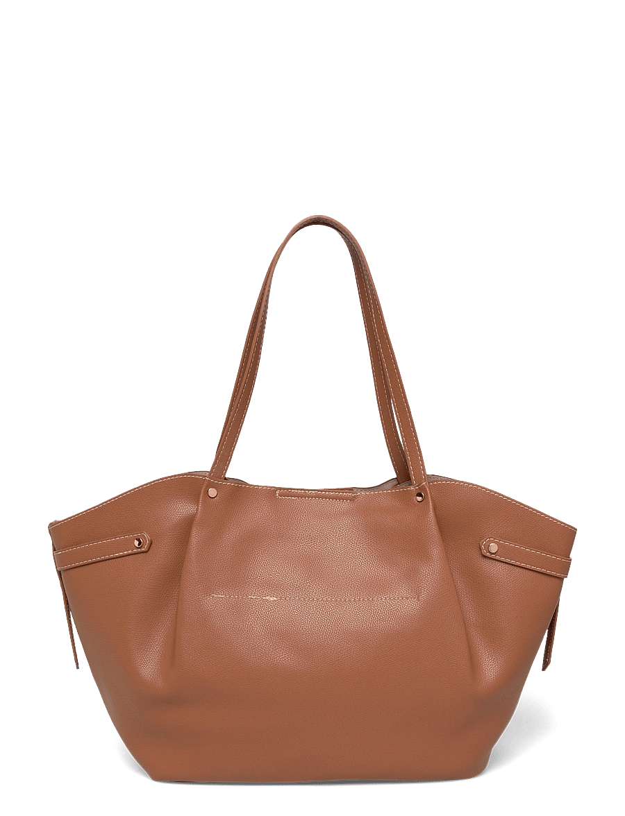 Ulrika - shopper - talpios rankinės - cognac - 1