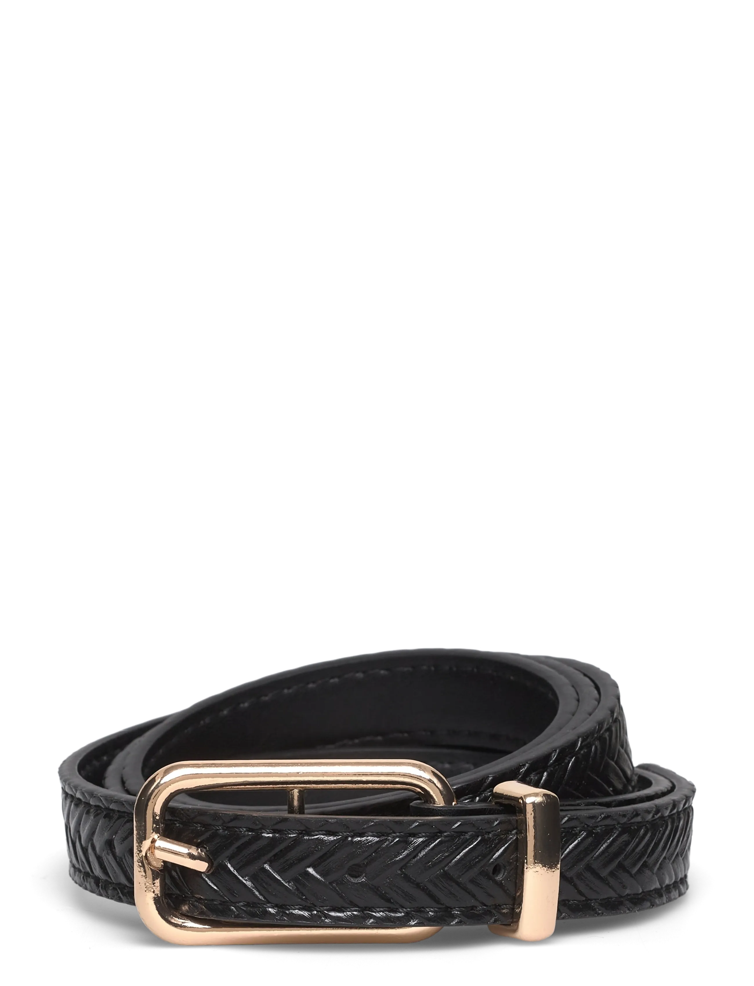 Ulrika Belt, One Size, Black, Bælter > Flettet Bælte, Dame
