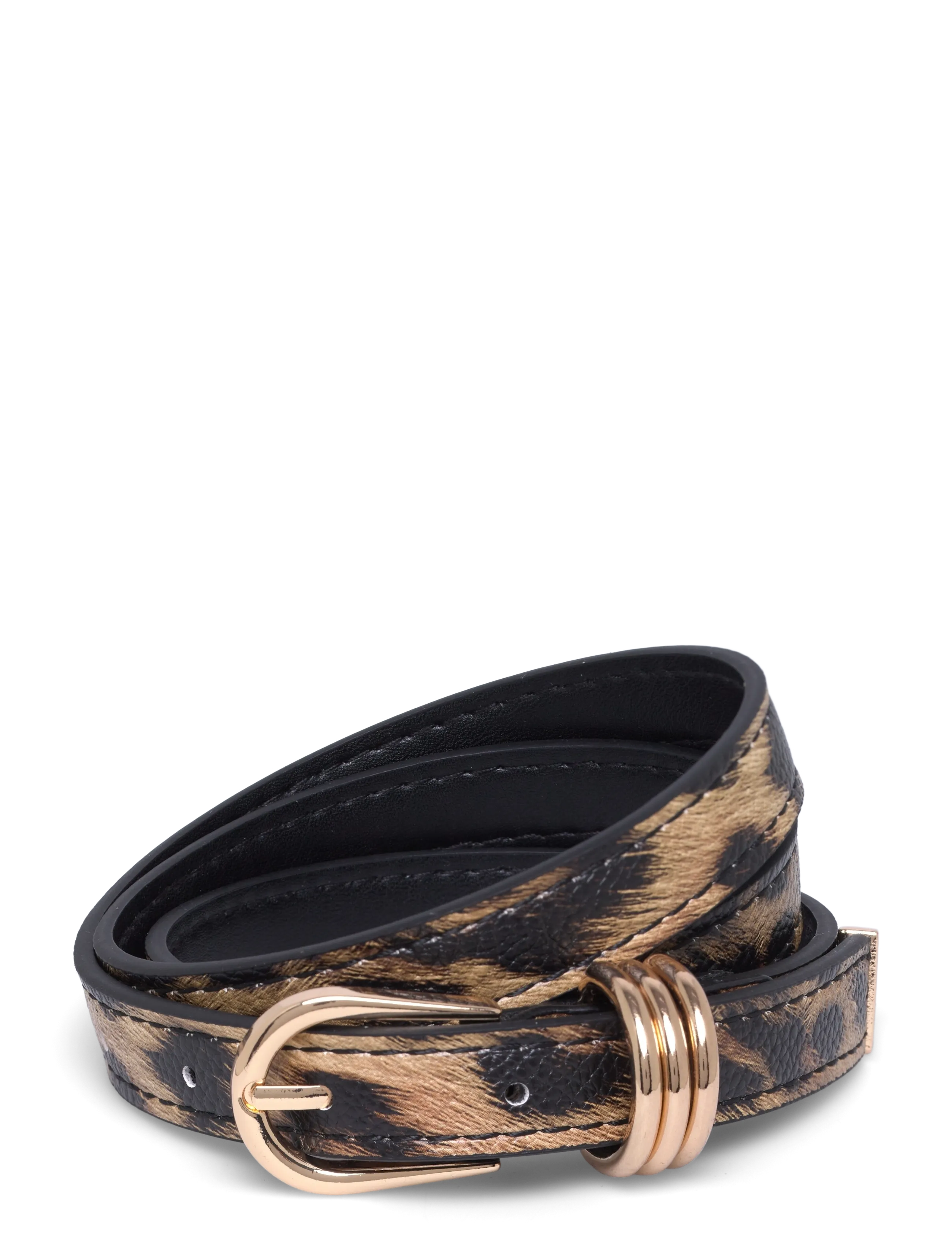 Ulrika belt - Ulrika - LEOPARD / black