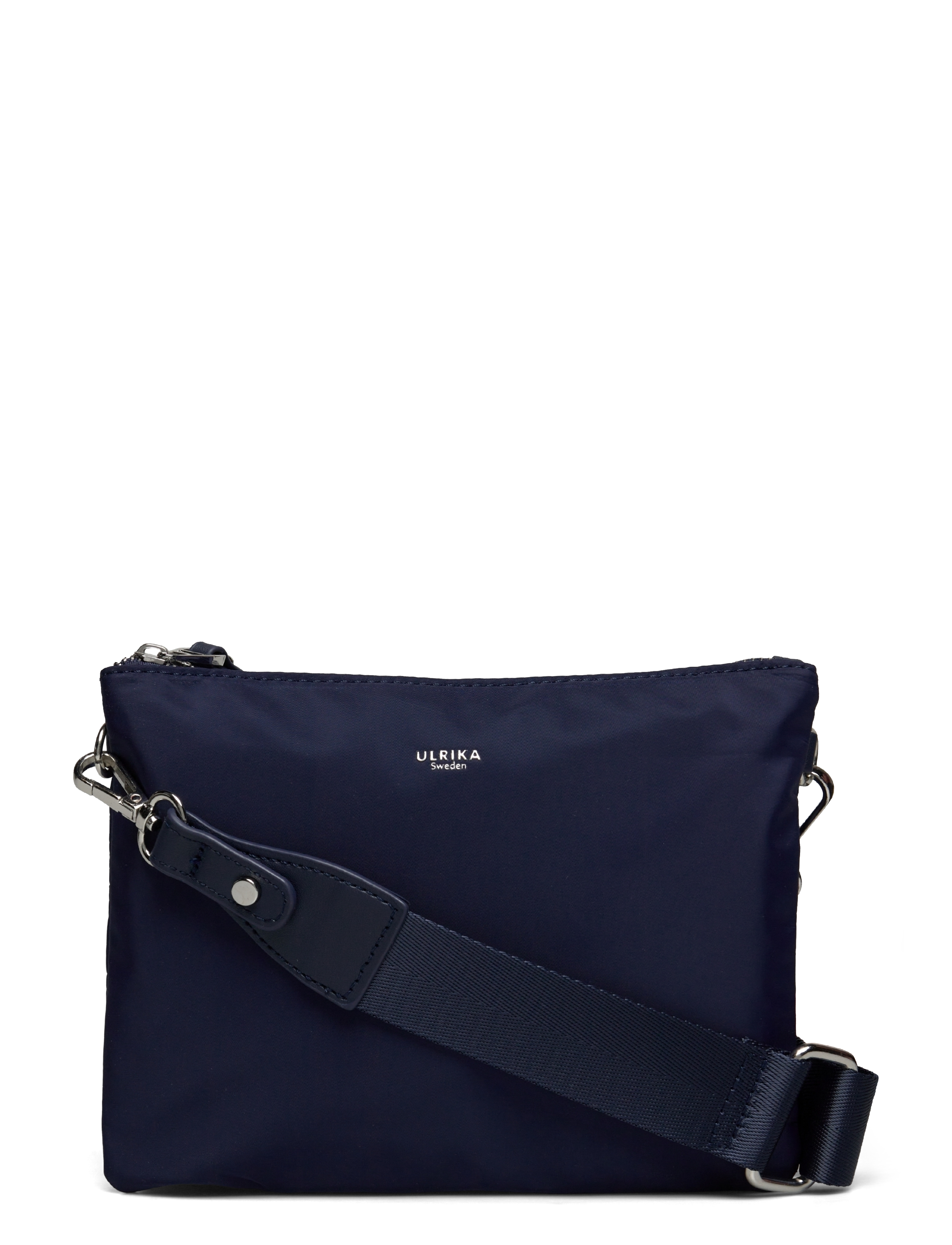Nylon bag, two pockets - BLUE