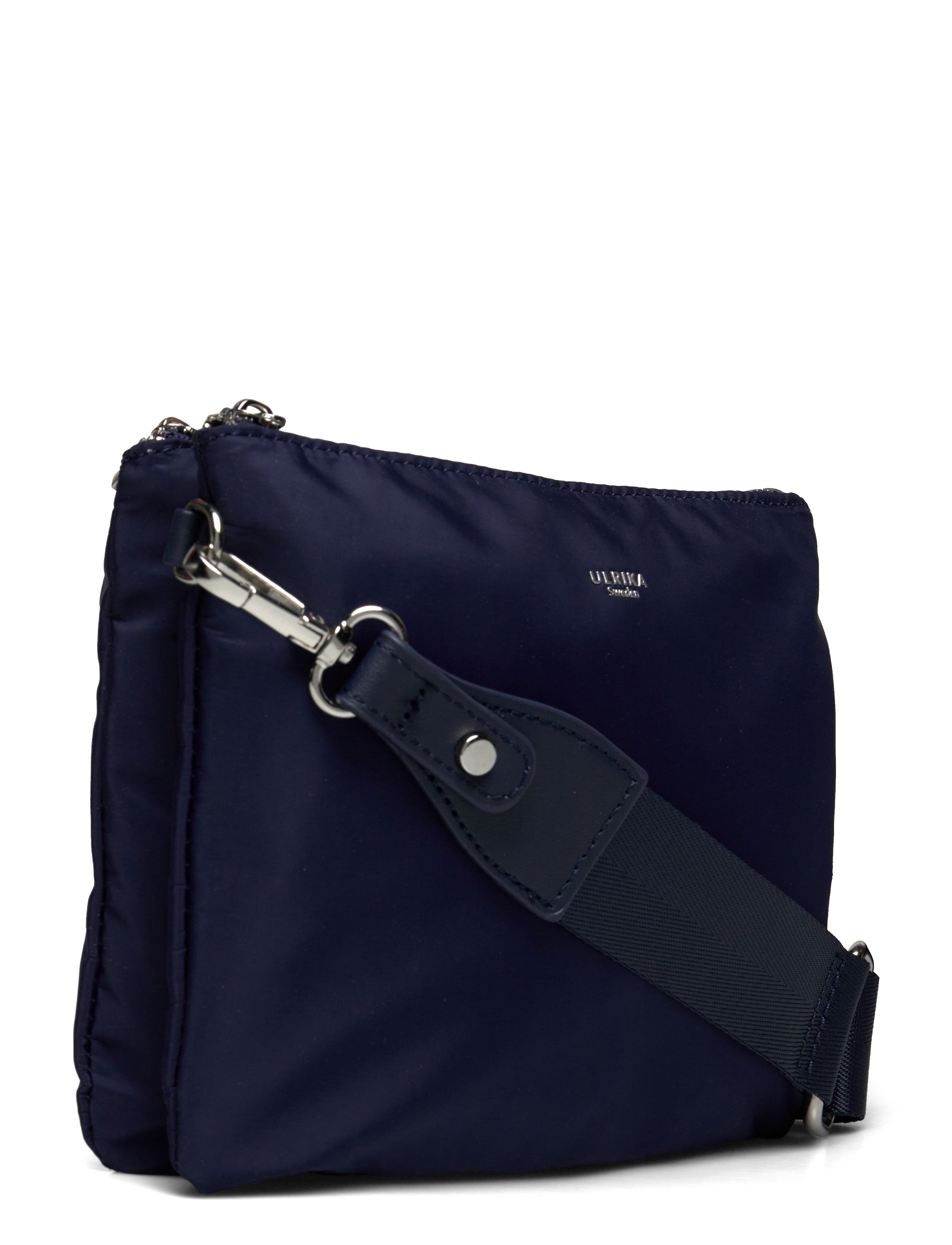 Ulrika - Nylon bag, two pockets - blue - 2