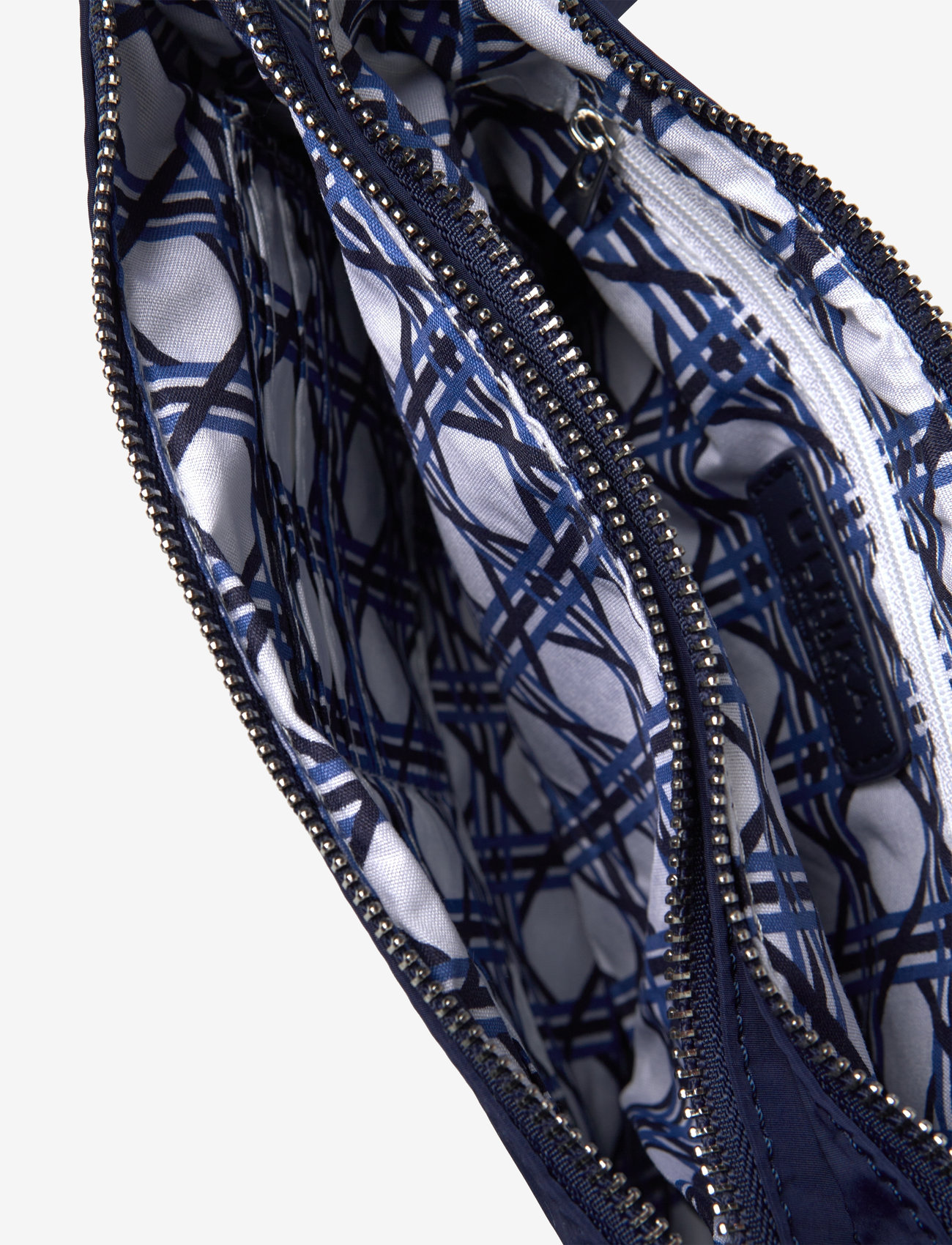 Ulrika - Nylon bag, two pockets - blue - 3