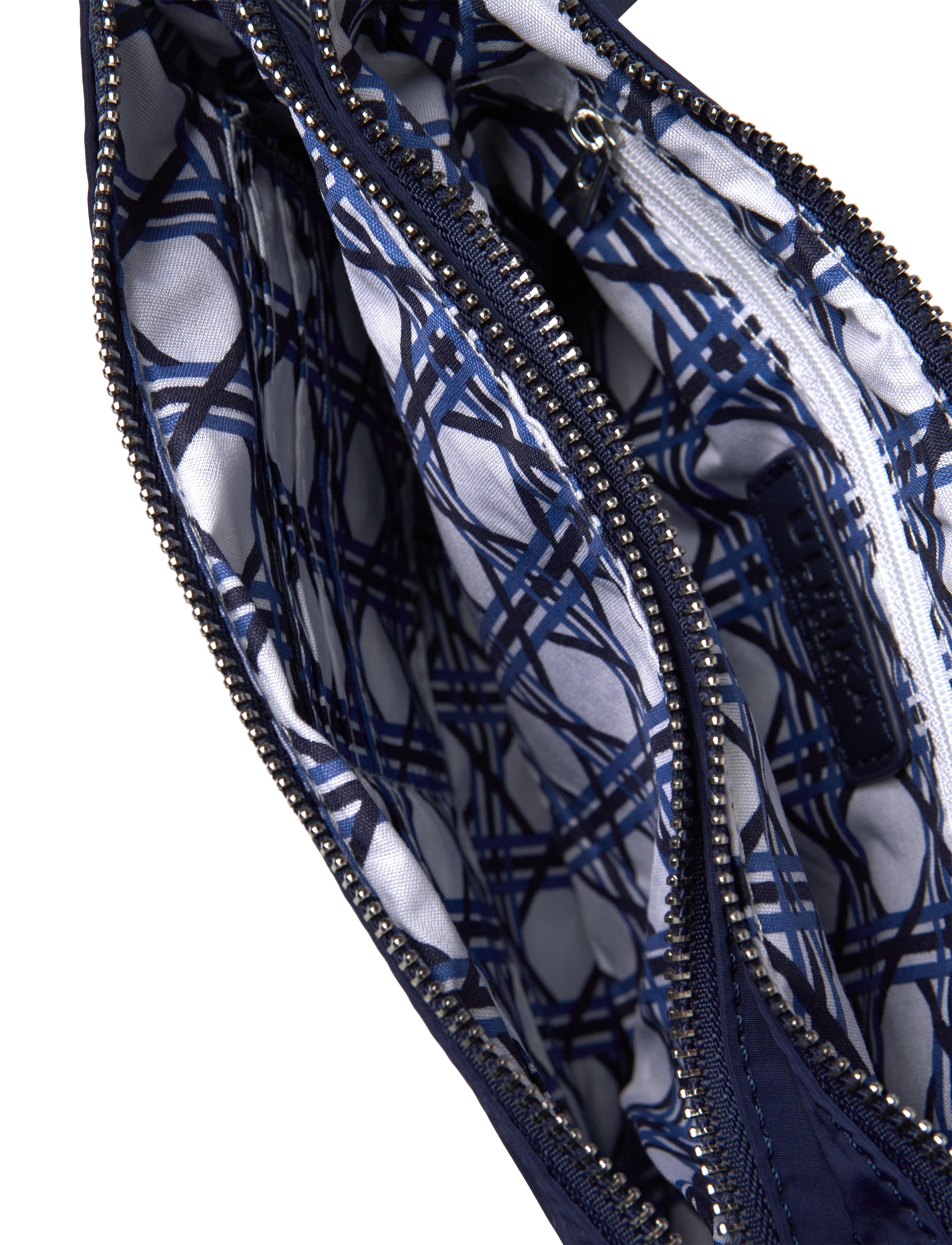 Ulrika - Nylon bag, two pockets - blue - 3