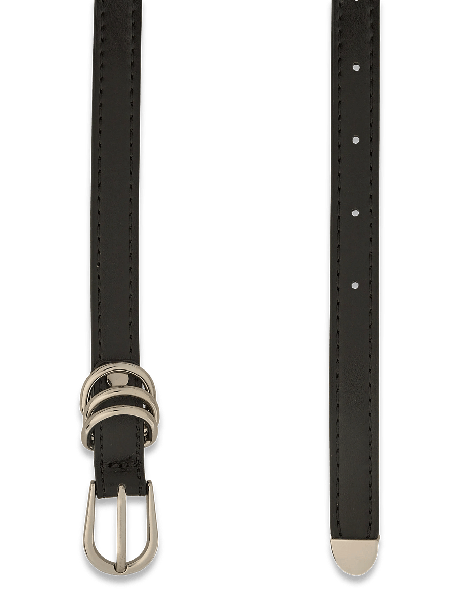 Ulrika - Belt - casual bælter - black silver - 1