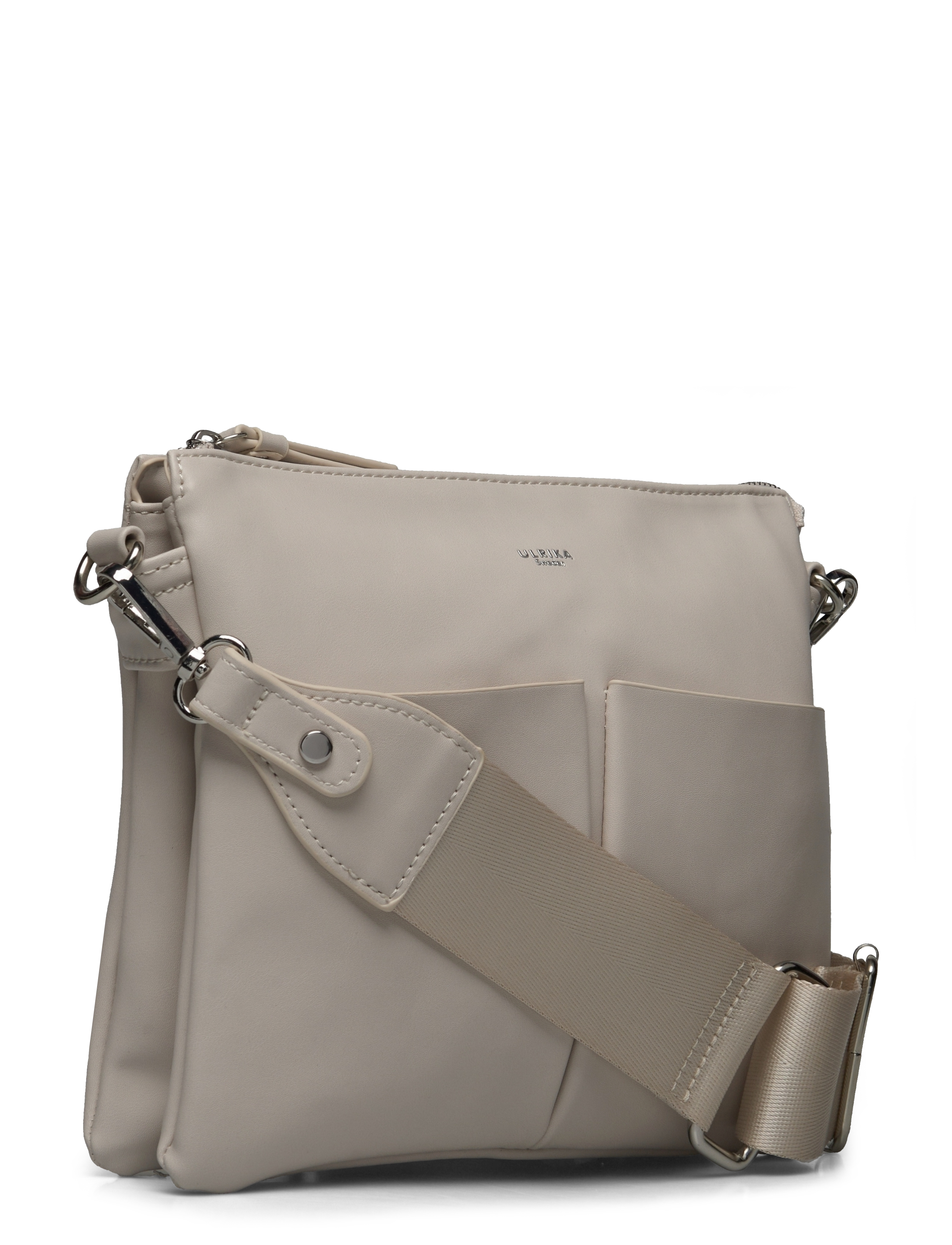 Ulrika - Crossbody two pockets - beige - 2