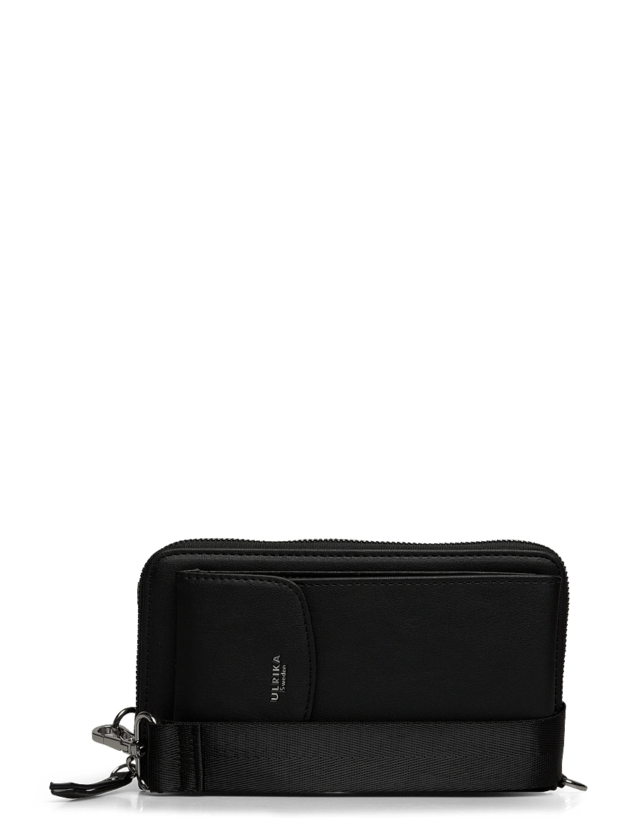 Ulrika - Mobile bag - hverdagsstil - black silvermetal - 0