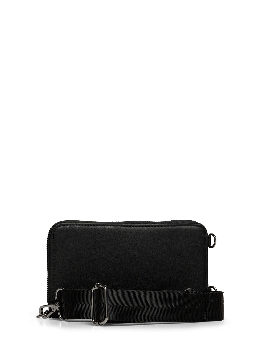 Ulrika - Mobile bag - hverdagsstil - black silvermetal - 1