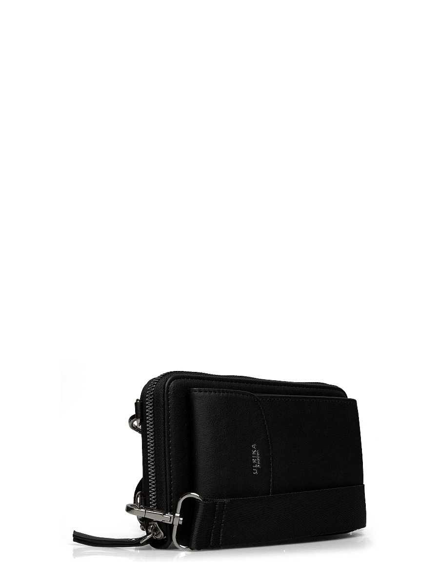Ulrika - Mobile bag - hverdagsstil - black silvermetal - 2