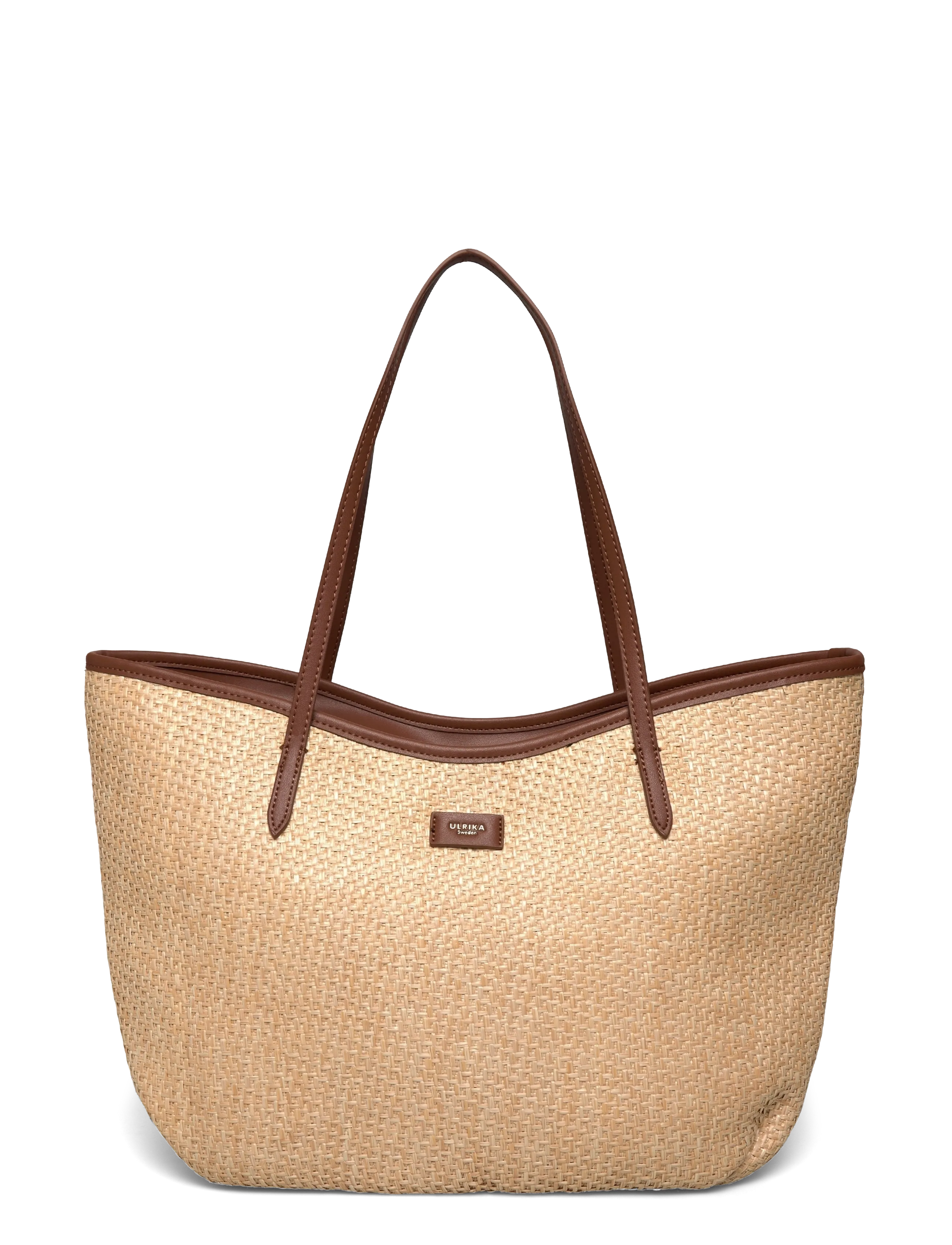 Ulrika Shopper straw - Igapäevane stiil - BEIGE / brown